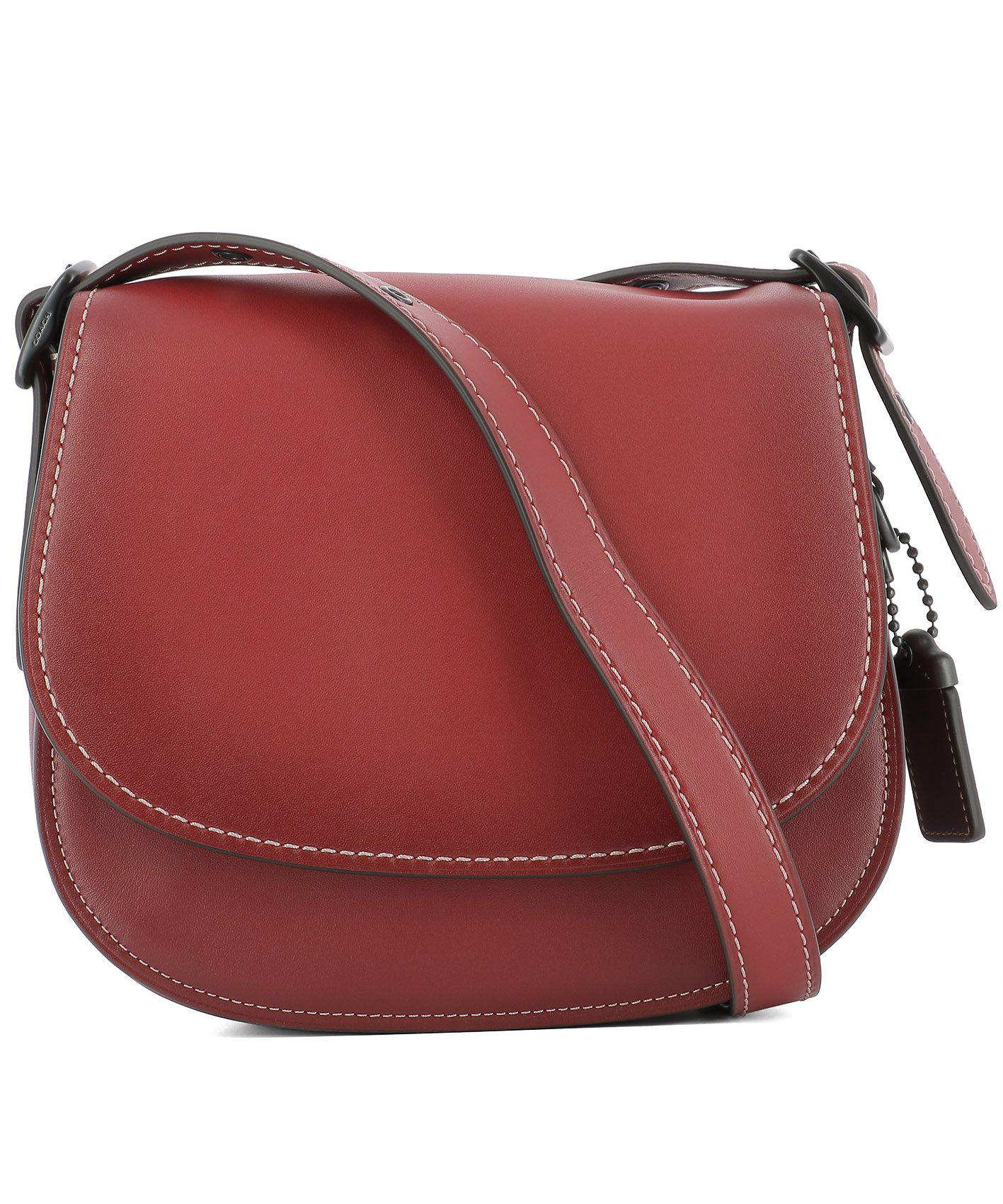 Coach red crossbody bag