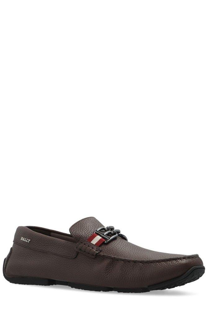 Bally Parsal Driver Slip-on Loafers in Brown for Men | Lyst