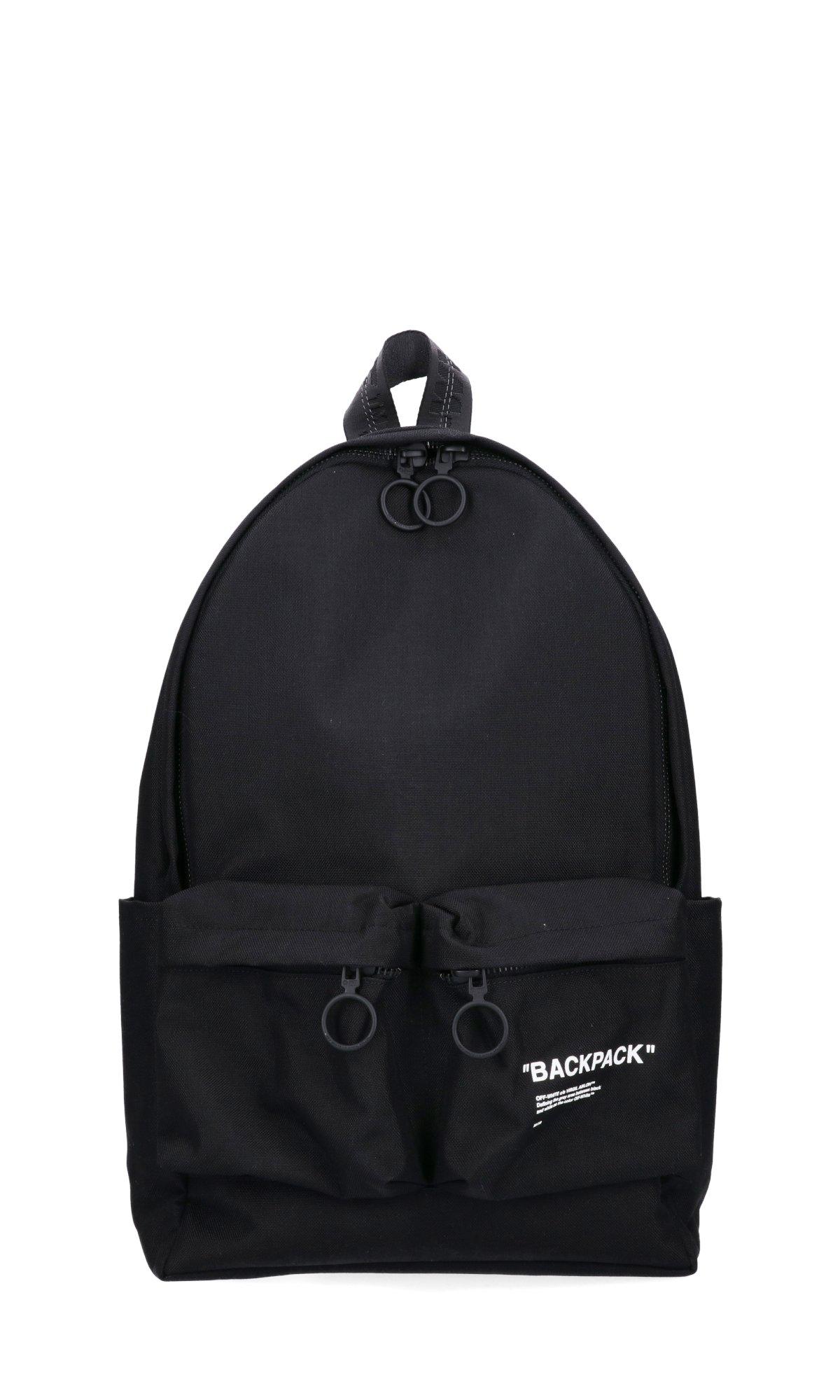 Off-White c/o Virgil Abloh Synthetic Quote Backpack in Black for Men - Lyst