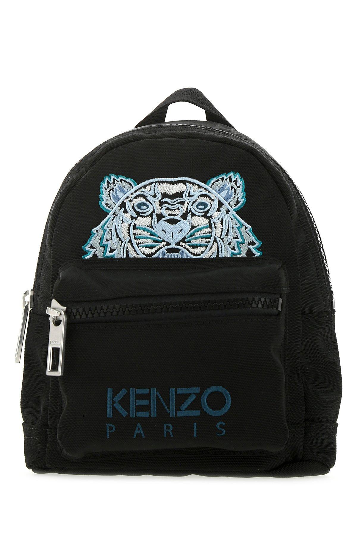 KENZO Synthetic Mini Kampus Tiger Backpack in Black for Men - Lyst