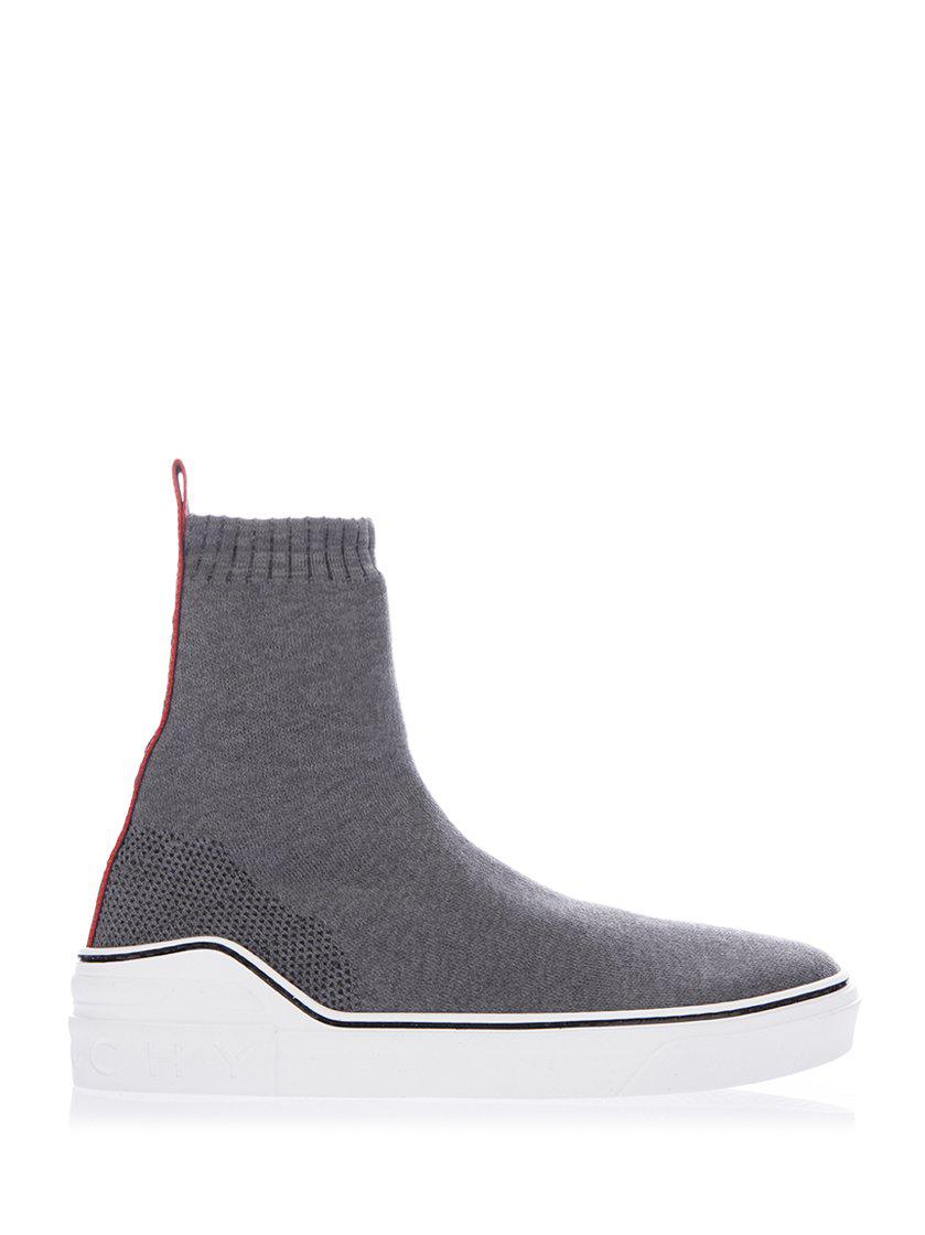 givenchy knitted mid sneakers