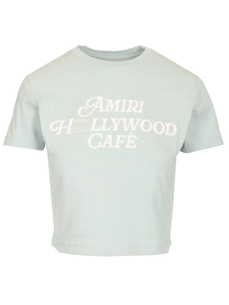 Amiri Hollywood Cafè T-Shirt in White | Lyst UK
