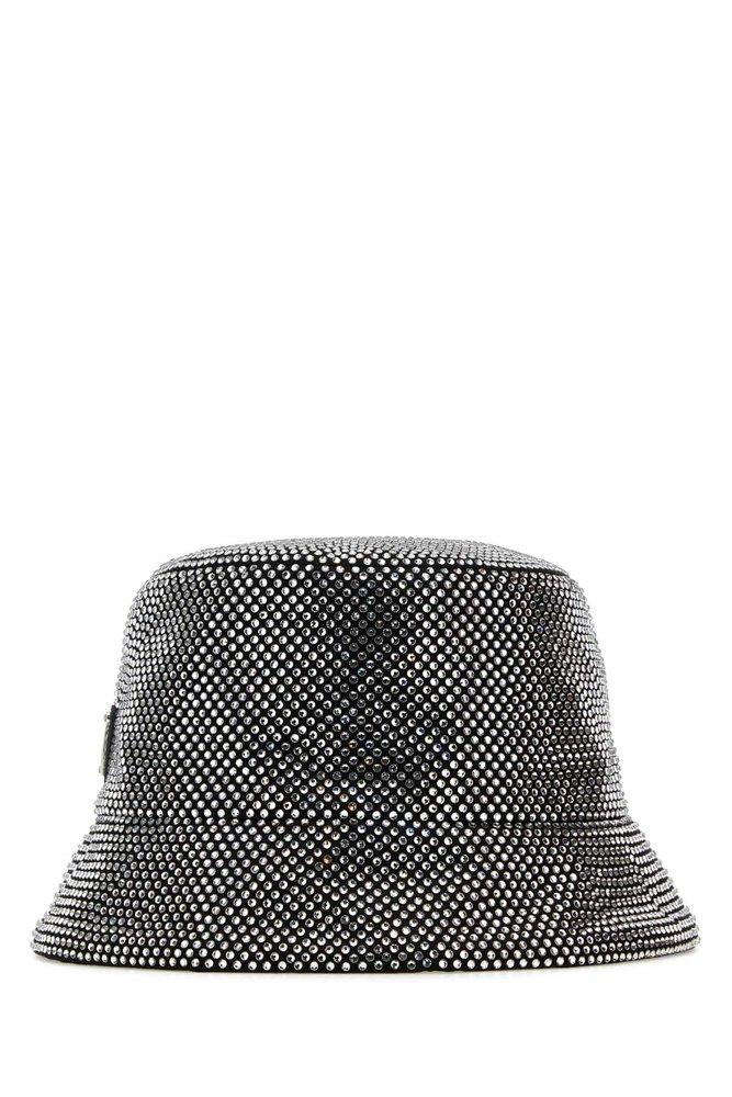 Prada mesh bucket hat new arrivals