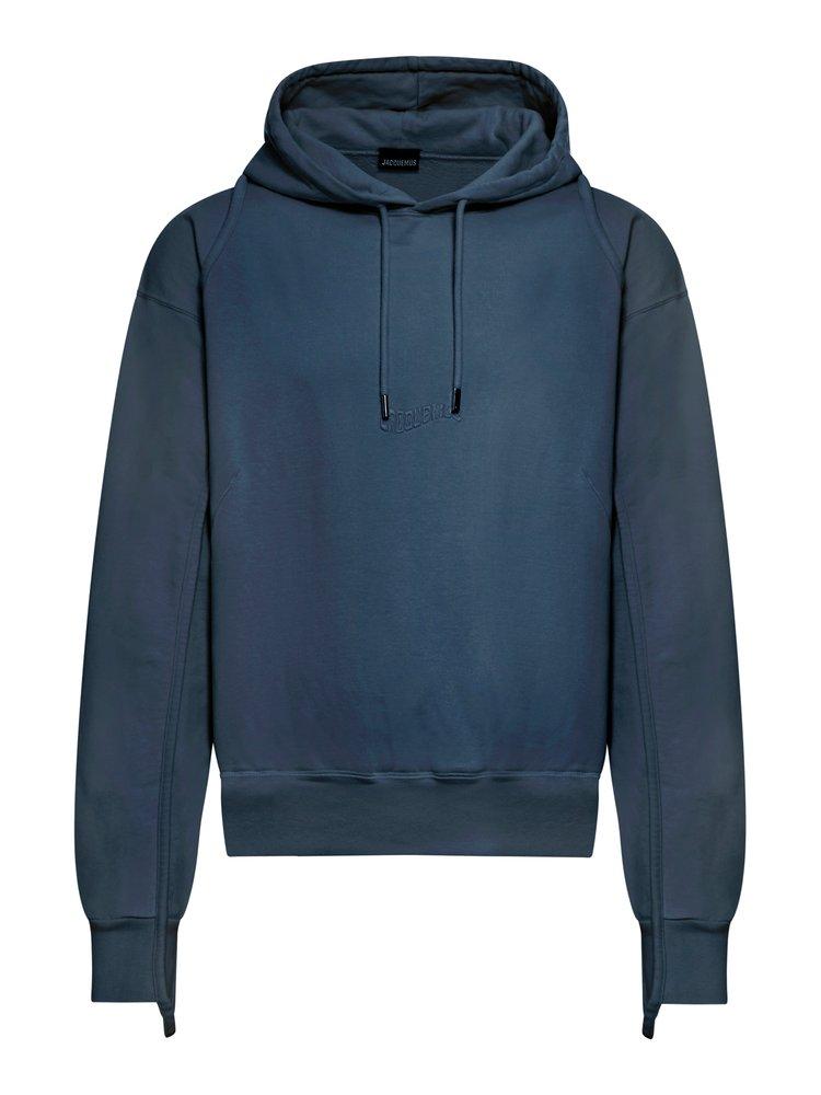 Jacquemus Camargue Drawstring Hoodie in Blue for Men Lyst