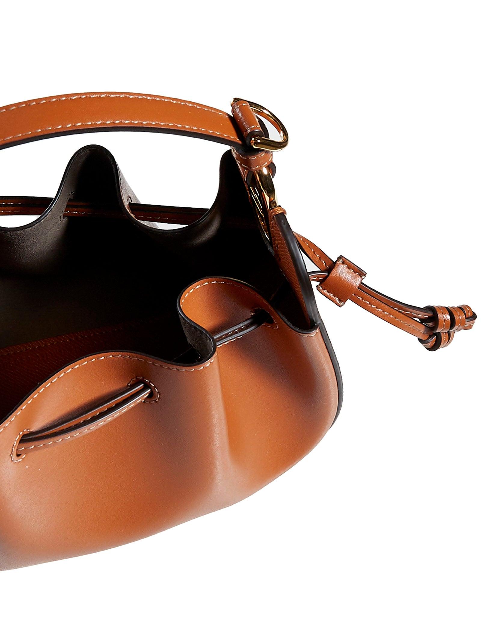 Fendi Pomodorino Mini Bucket Bag in Brown | Lyst