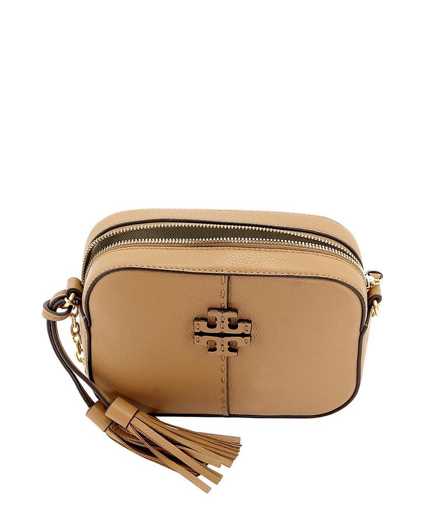 Cross body bags Tory Burch - mcgraw camera bag in camel leather - 152564200