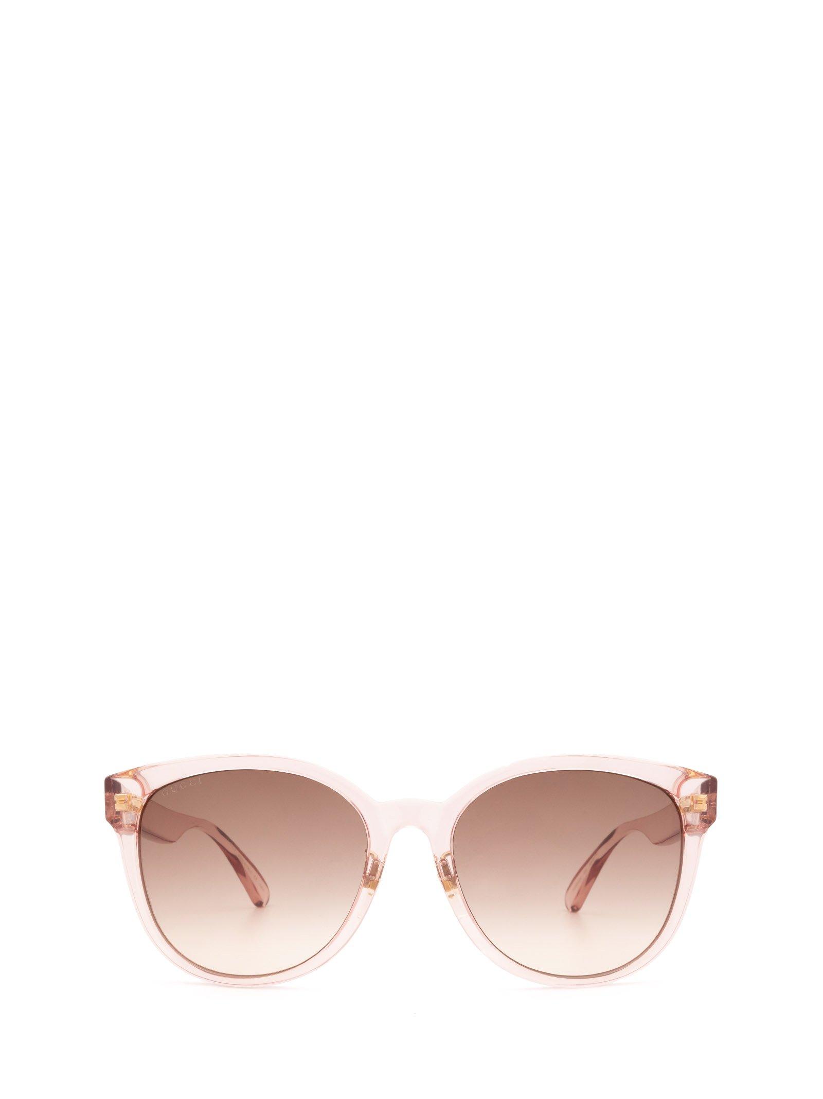 gucci round pink sunglasses