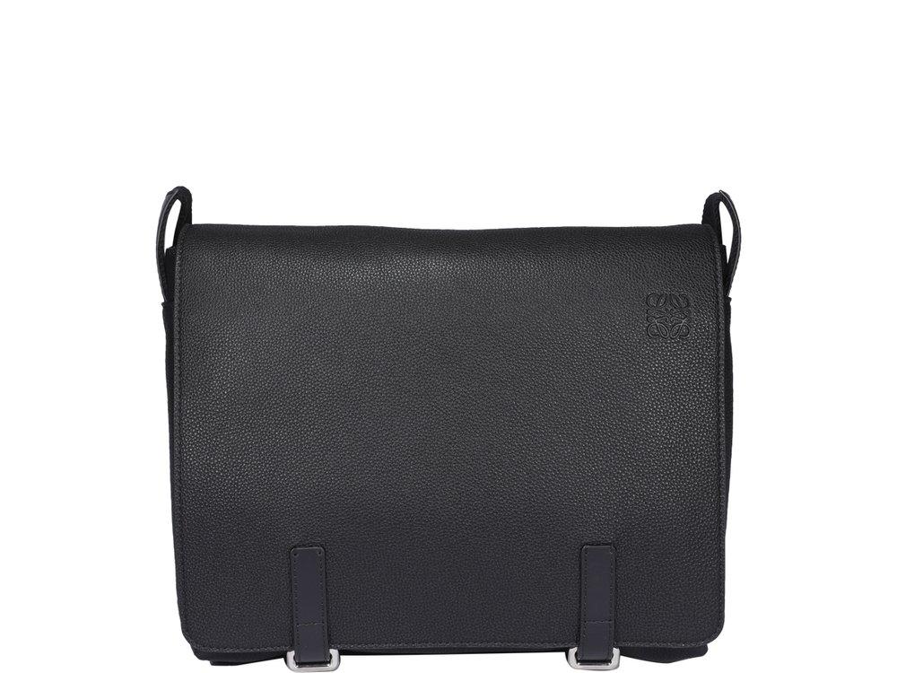 Loewe Military Messenger Bag in Black for Men Lyst