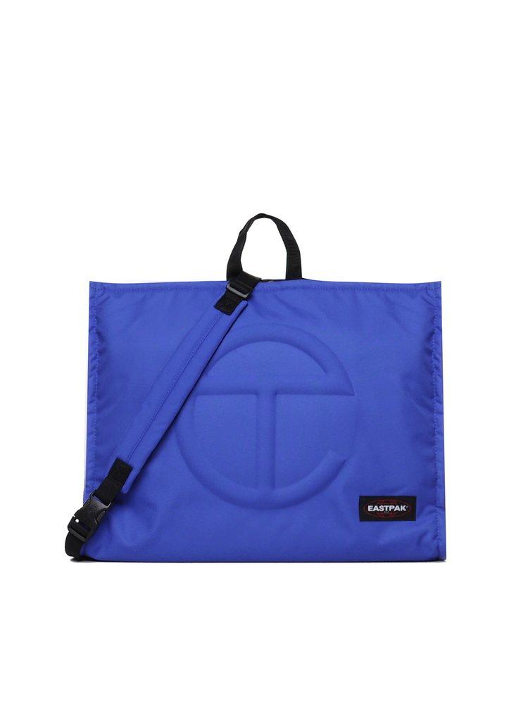 Eastpak X Telfar Logo Embossed Large Shopper Backpack in Blue | Lyst