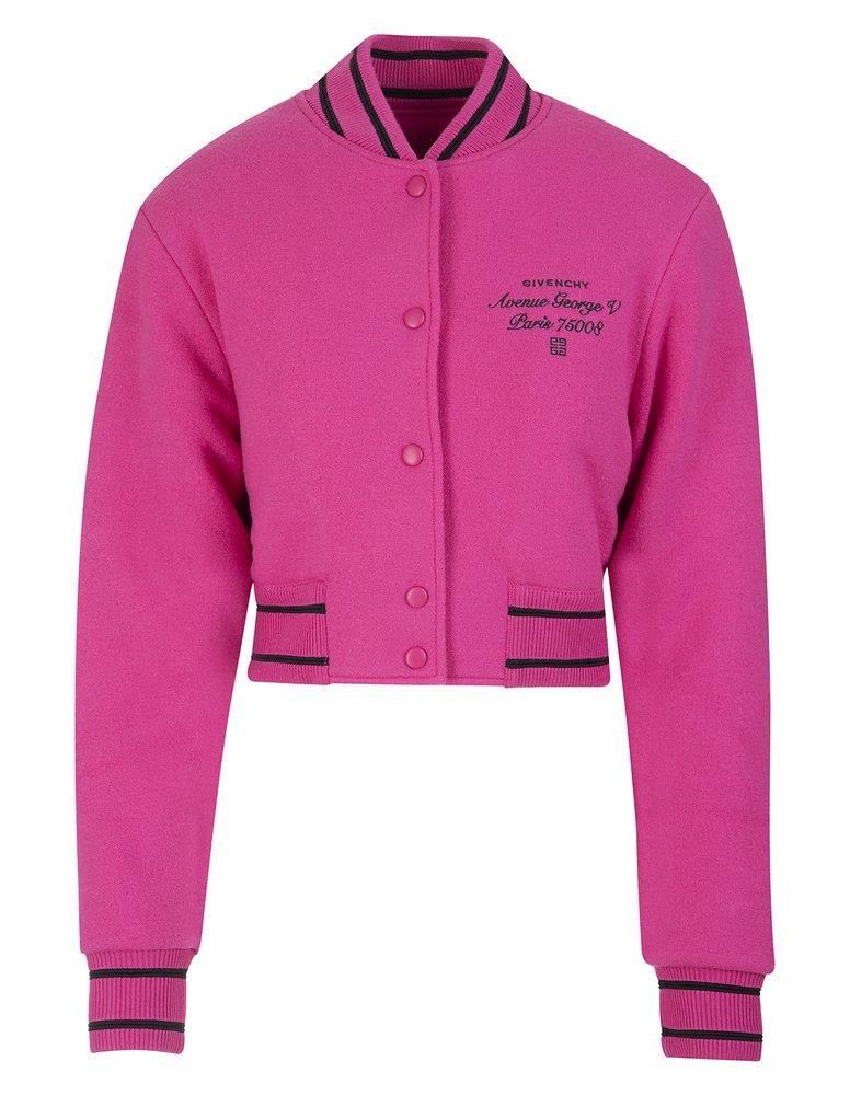 ジャケット GIVENCHY PINK COTTON CASUAL JACKET Givenchy Pink Cotton Bomber Jacket | italist