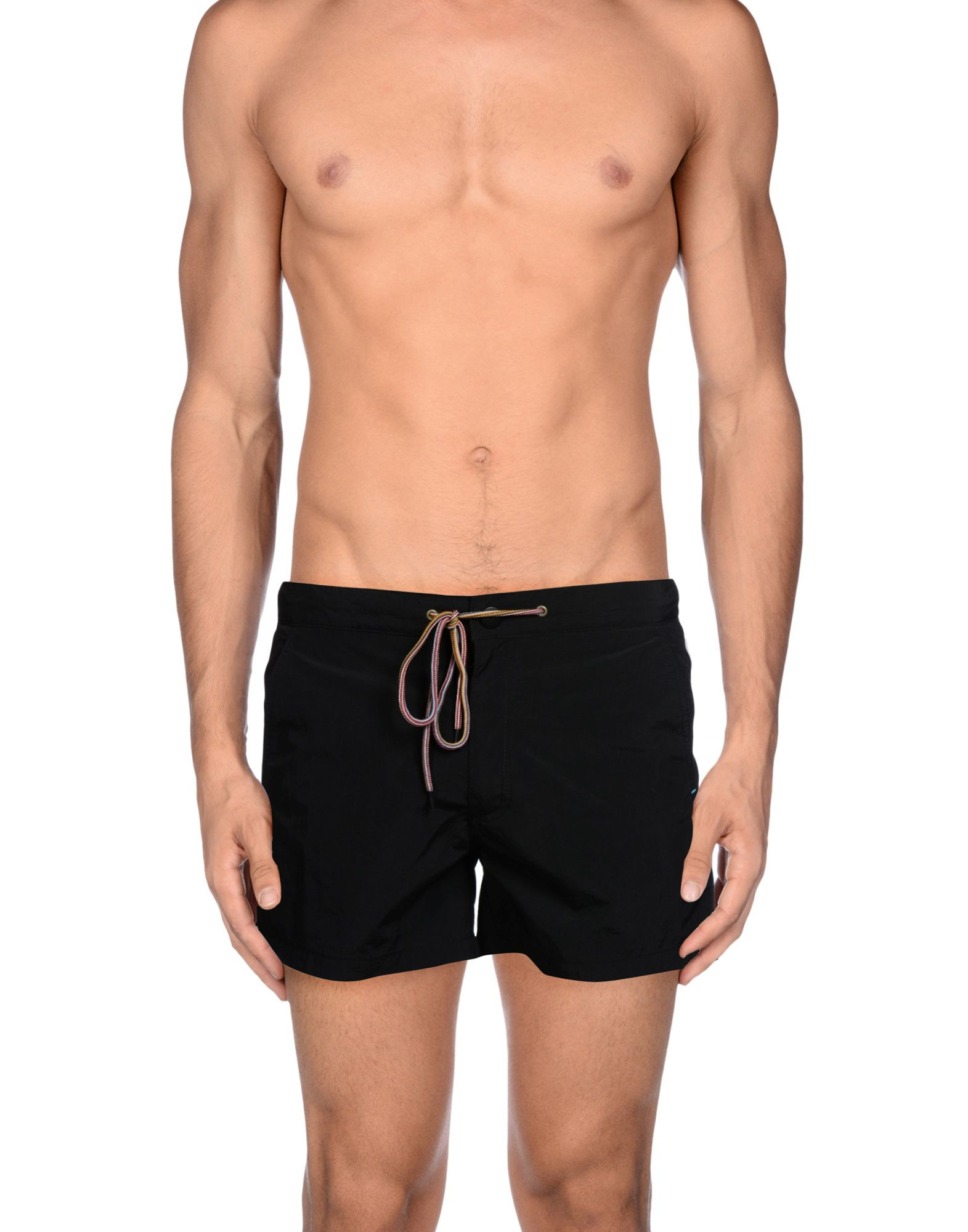 Download Lyst - Paul Smith Swimming Trunks in Black for Men