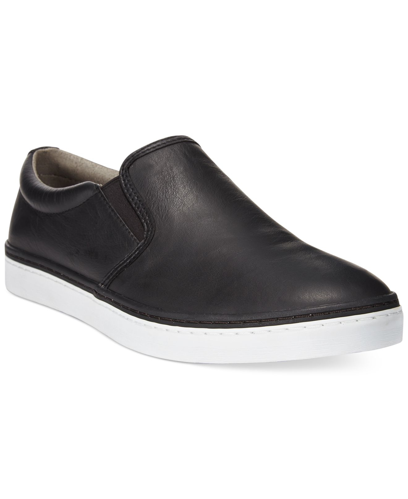 cole haan black slip on sneakers