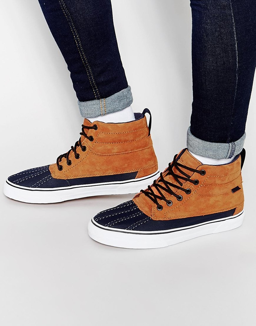 vans del pato brown