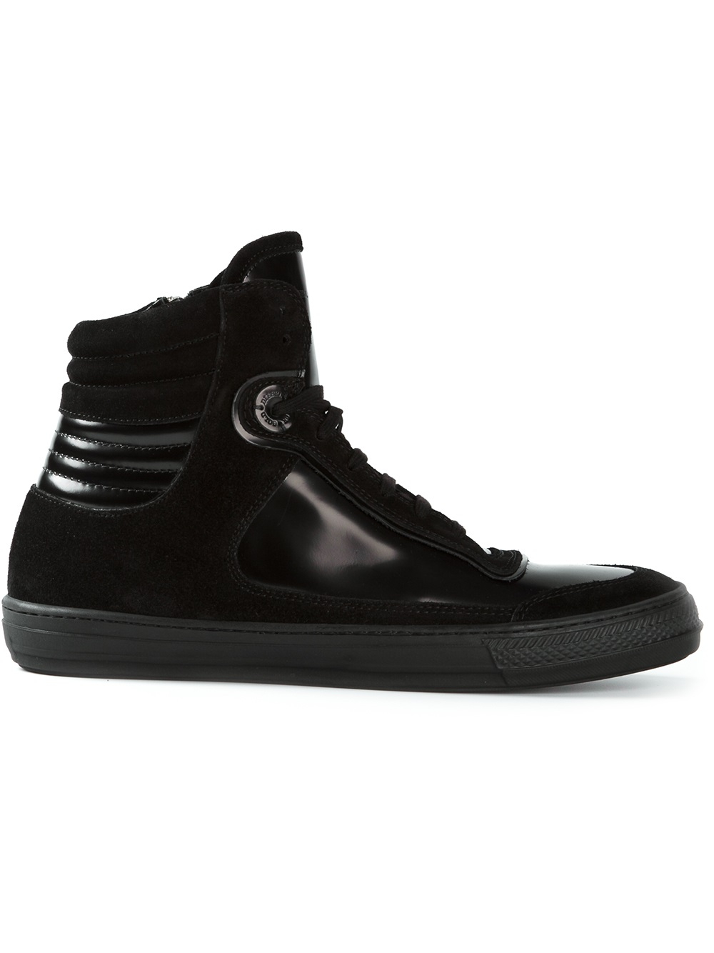 Diesel Black Gold 'Diamond' Hi-Top Sneakers in Black for Men - Lyst