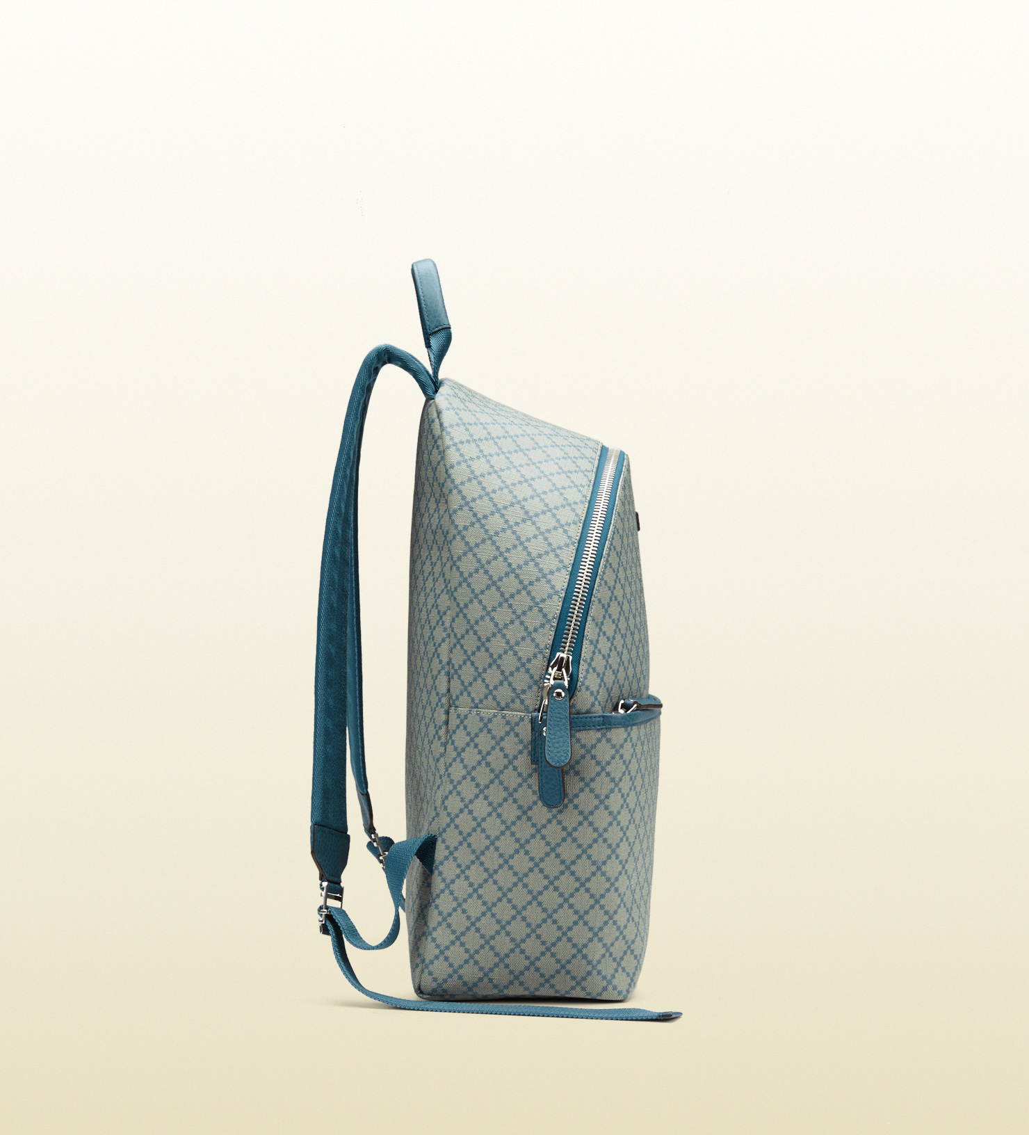 Gucci Diamante Supreme Canvas Backpack in Beige (Blue) for Men - Lyst