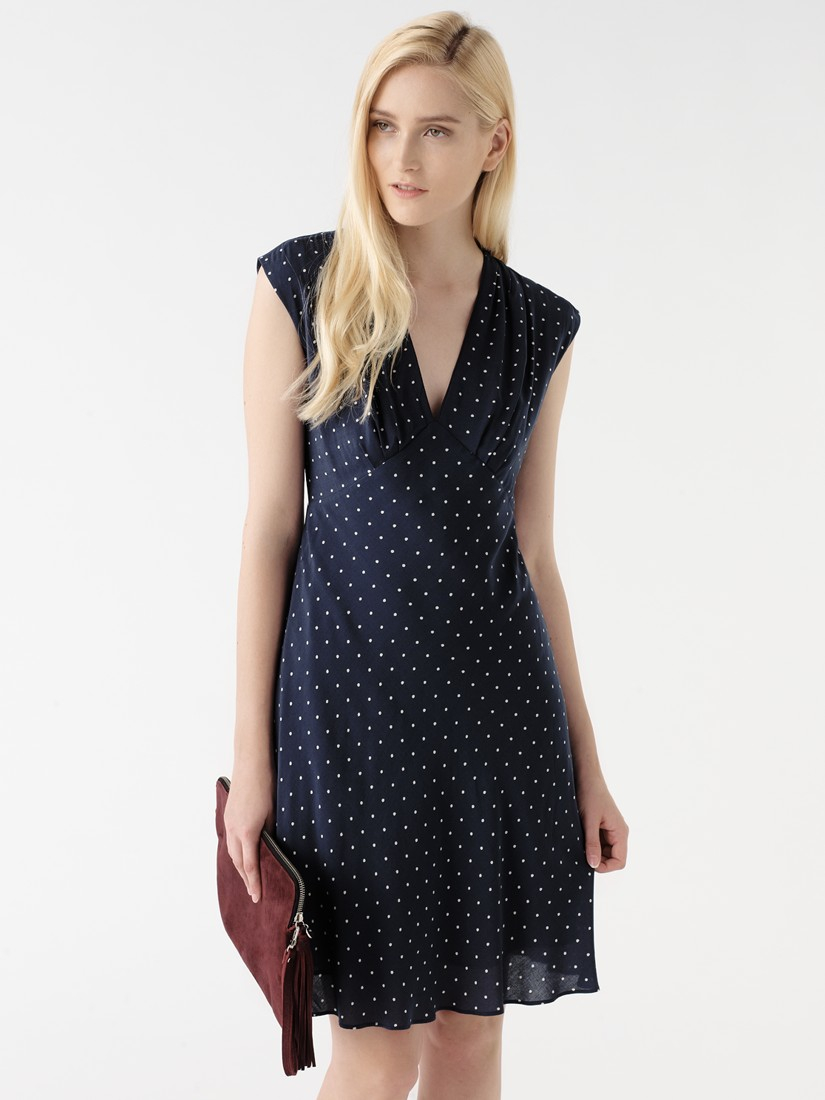 jigsaw polka dot dress