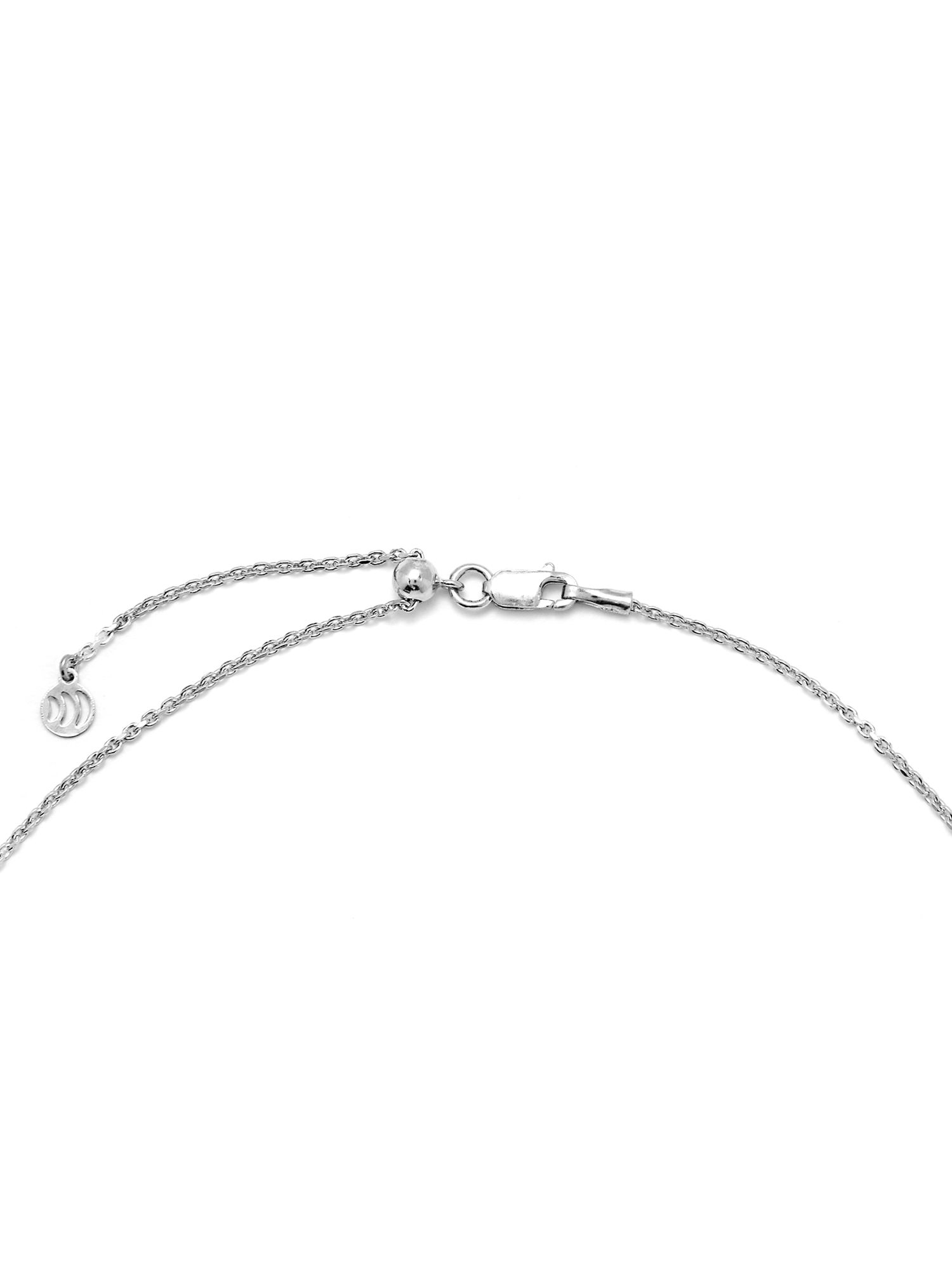 Necklaces silver jewellery - Sterling Silver Round Pendant Necklace from Thailand