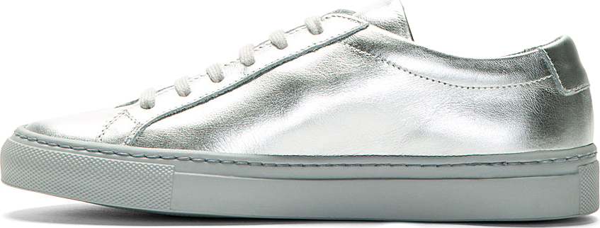 silver leather sneakers where can i buy 