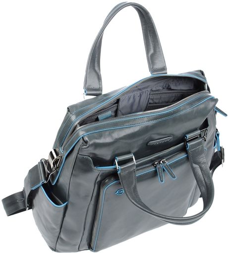 Piquadro Handbag in Gray for Men (Grey) | Lyst