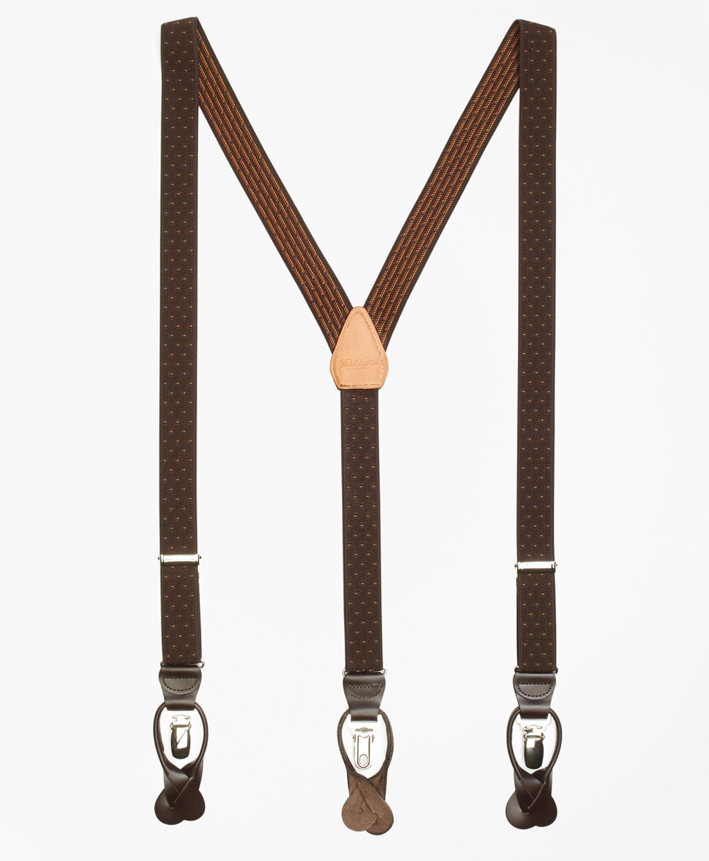 Brooks brothers Polka Dot Suspenders in Brown for Men Lyst