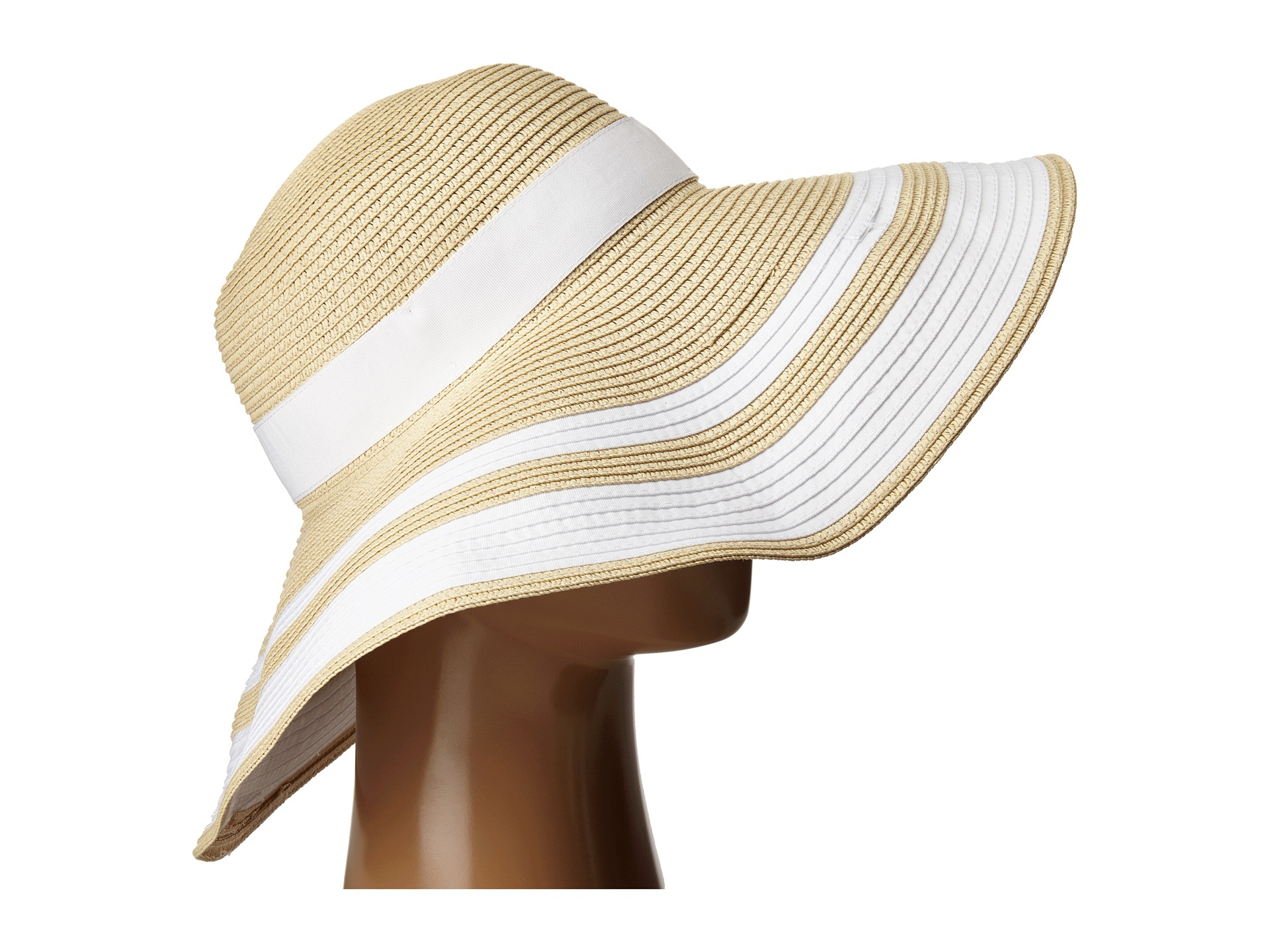 Lauren by Ralph Lauren Paper Straw Bright & Natural Sun Hat | Lyst