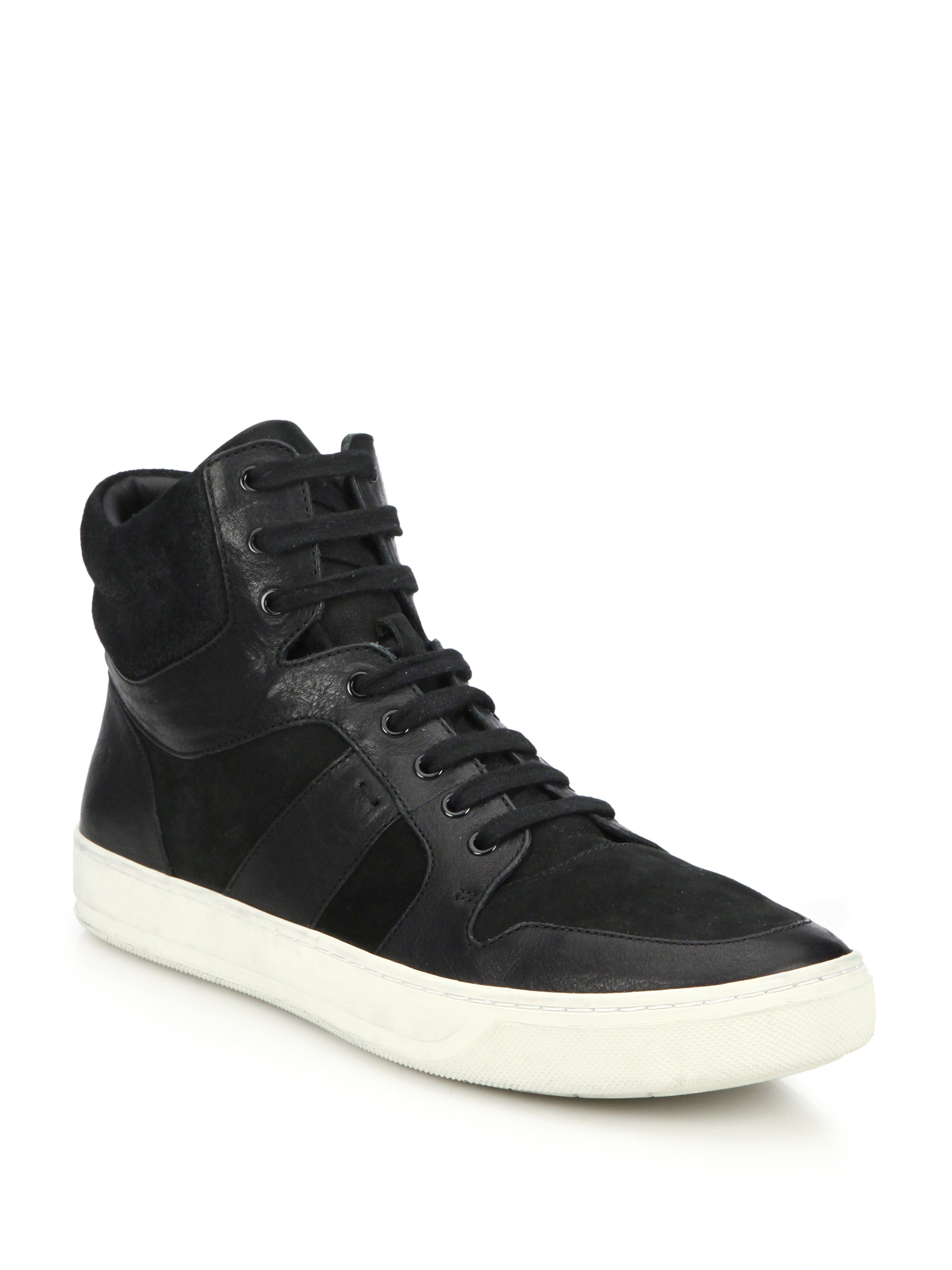 Vince Adam Leather \u0026 Suede High-top 