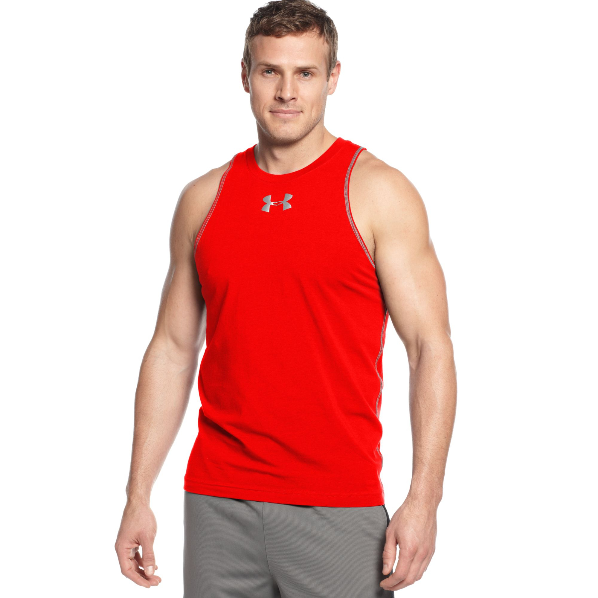 Under Armour Just Sayin Tank in Red for 