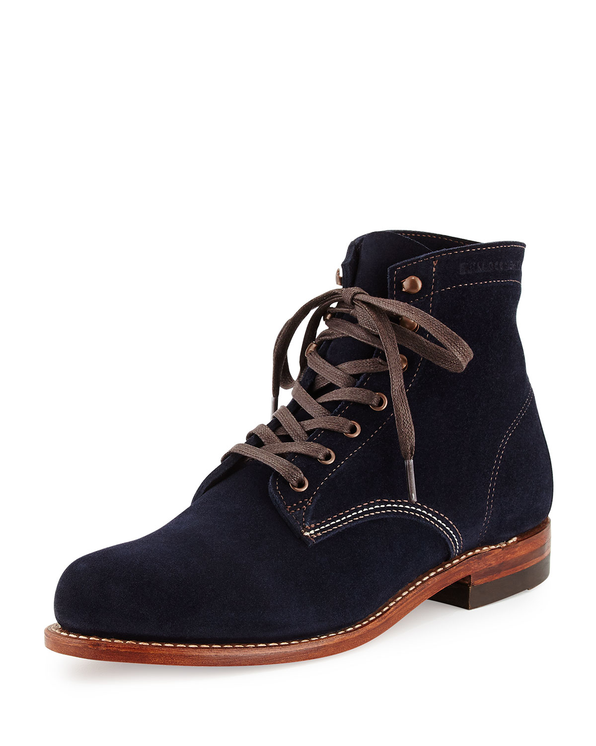 wolverine boots 1000 mile wolverine 1000 mile suede boot in blue for navy lyst wolverine boots 1000 mile wolverine 1000 mile suede boot in blue for navy lyst