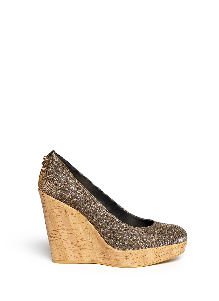 stuart weitzman cork pumps