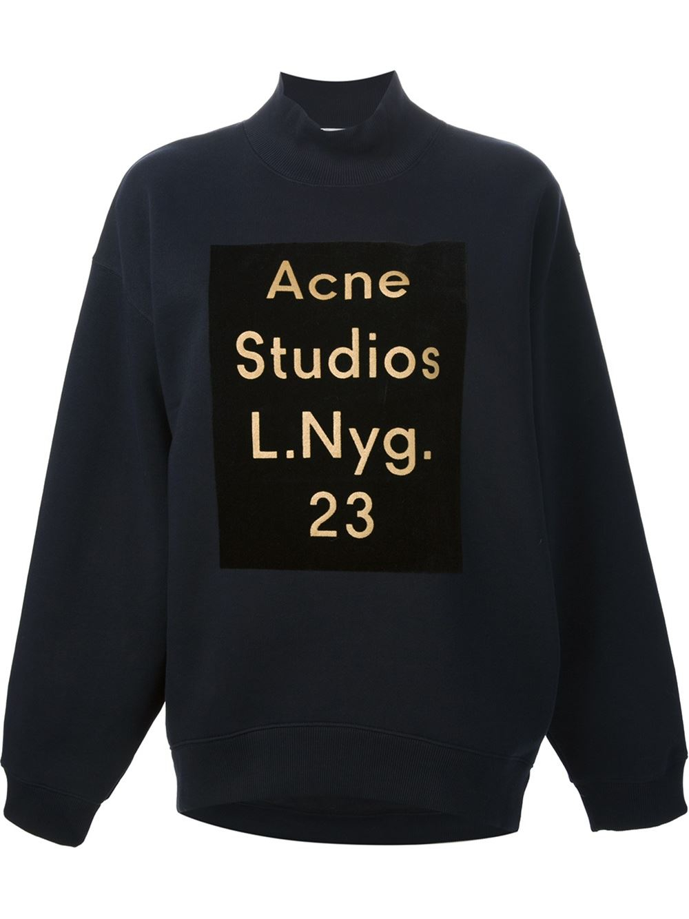 Acne Studios Beta Flock Sweater in Blue | Lyst