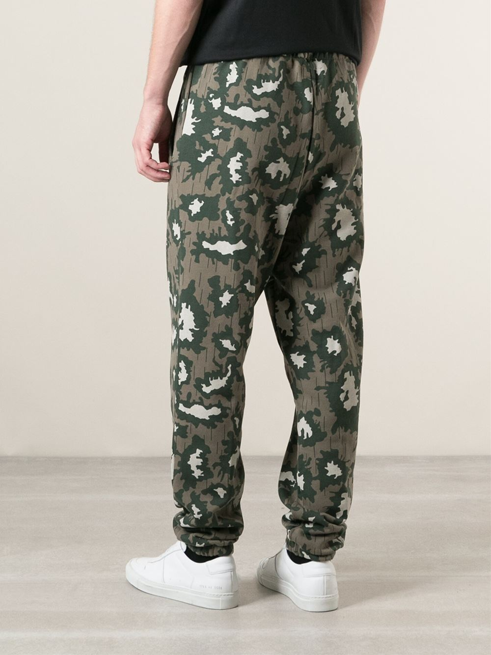 Lyst - Adidas Camouflage Track Pants in Green for Men