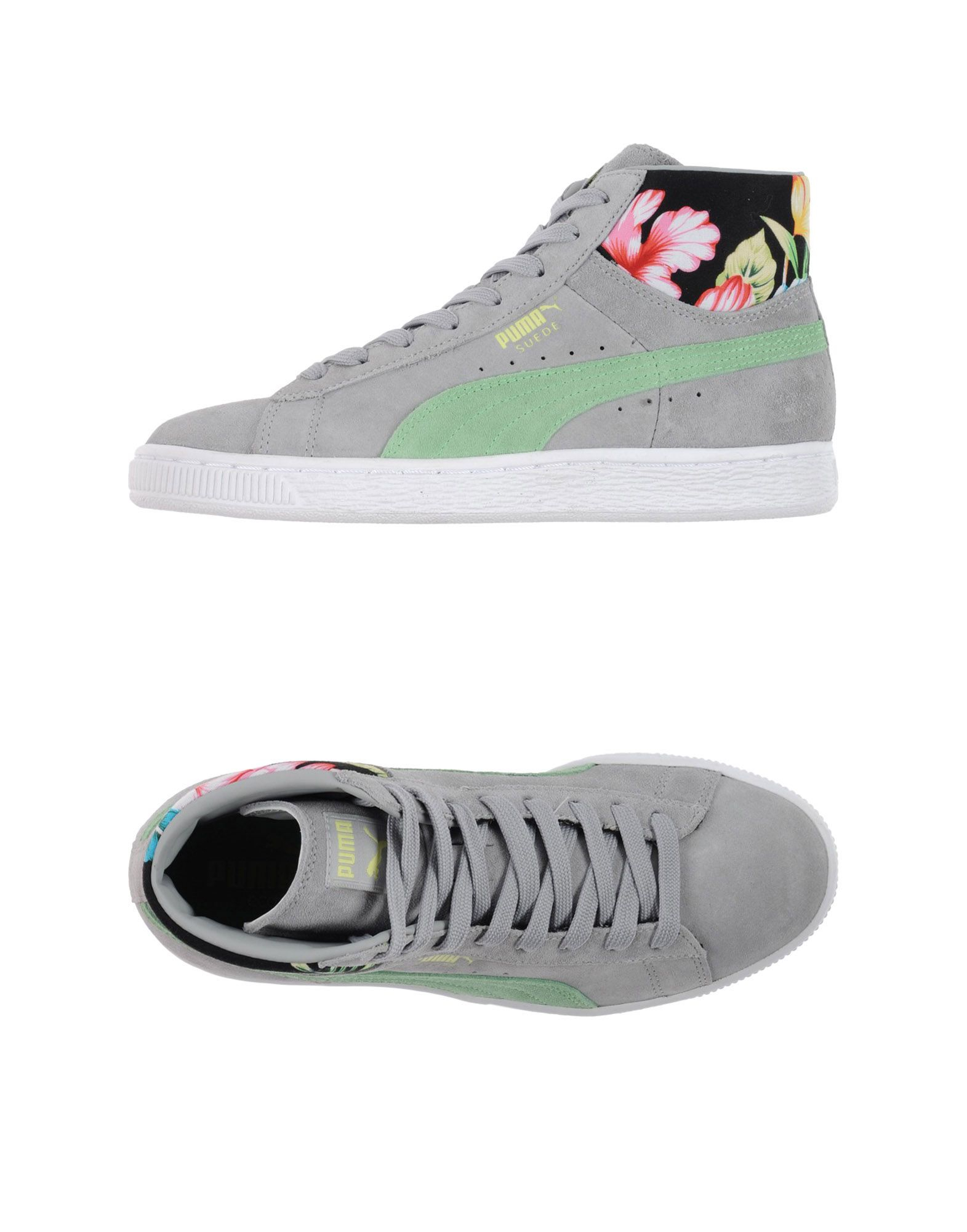 puma grey high tops