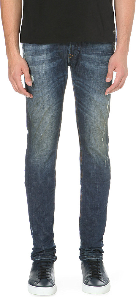 DIESEL Sleenker 0833F Slim-Fit Skinny Jeans 32\