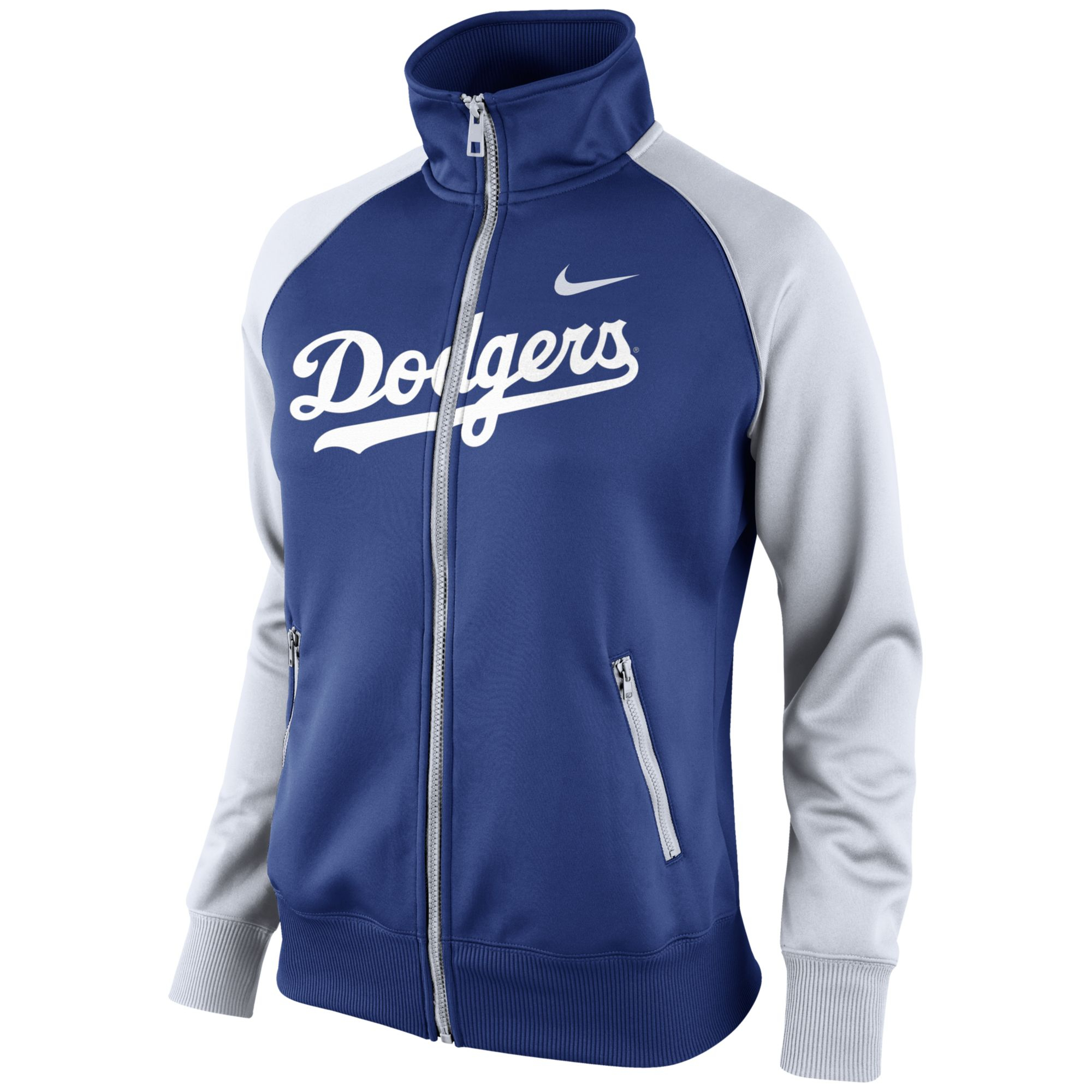 Nike Womens Los Angeles Dodgers Track Jacket in Blue Lyst