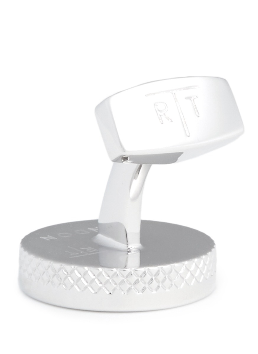 Tateossian Watch Gear Cufflinks in Metallic for Men | Lyst