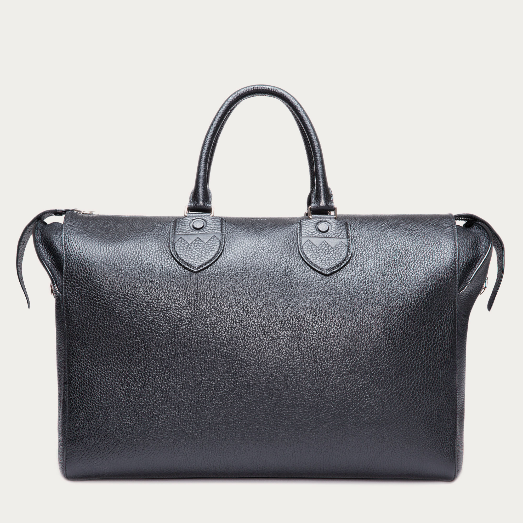 Lyst - Bally Perforated Leather Duffel Bag in Black for Men