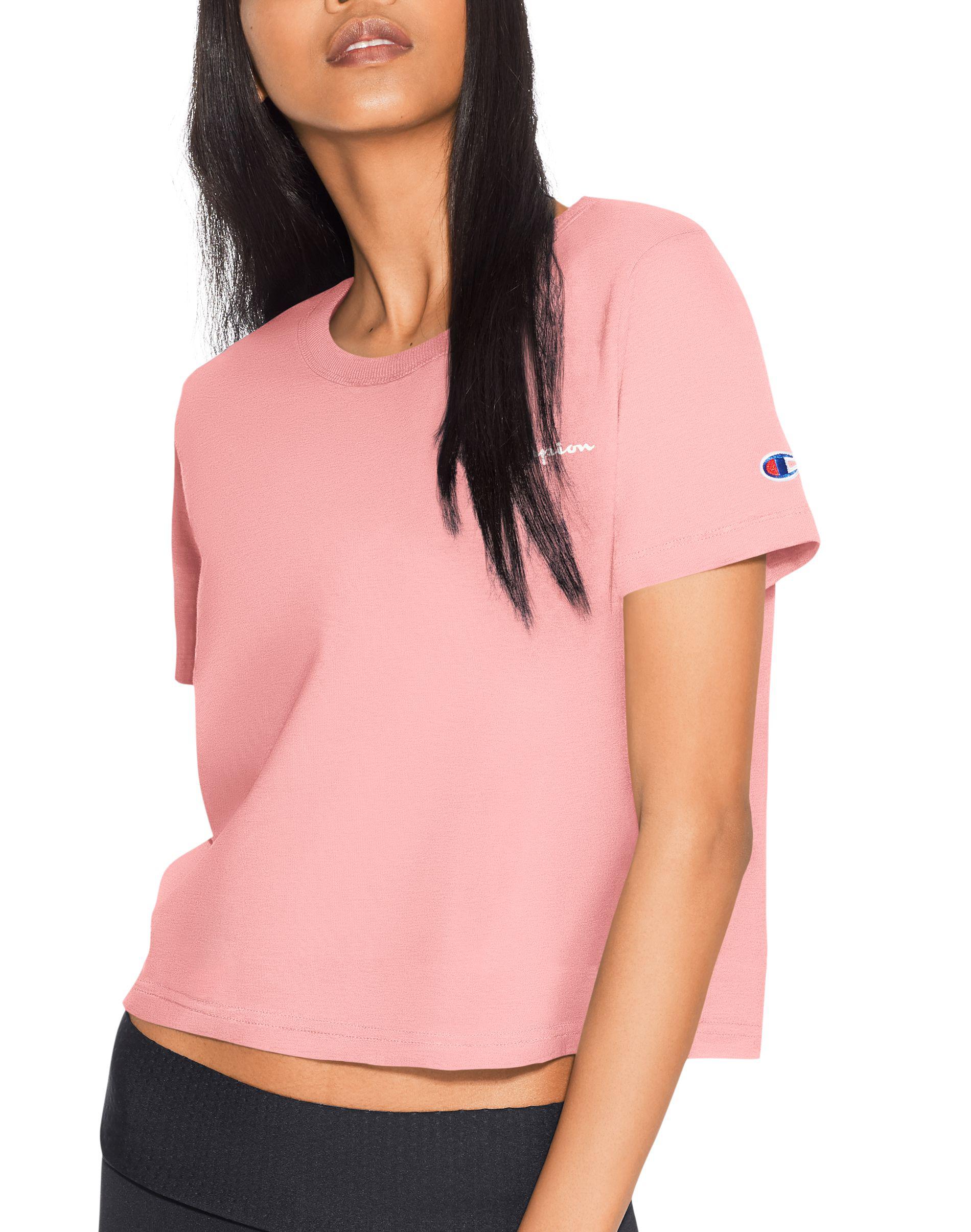 pink champion tee