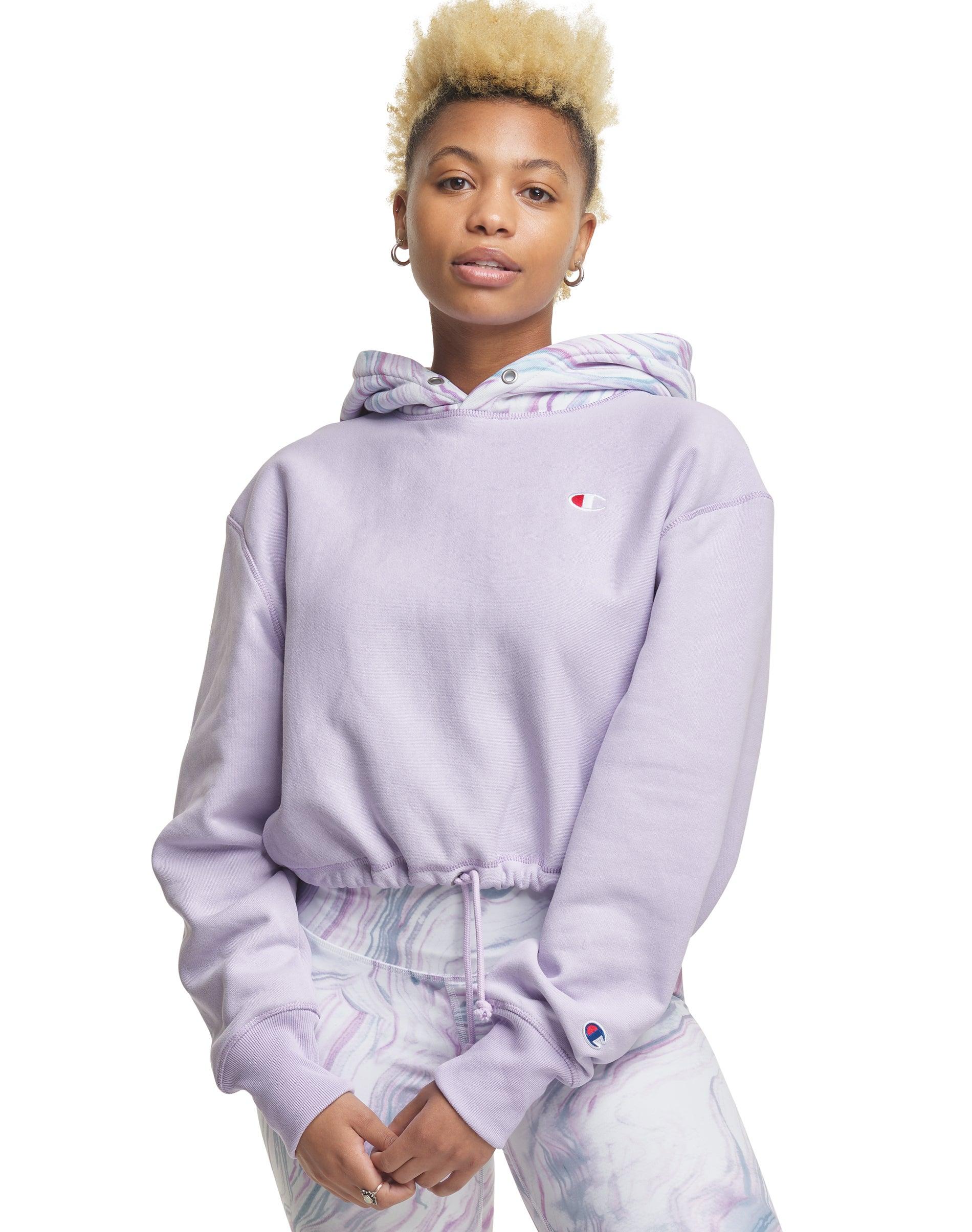 champion purple reverse weave