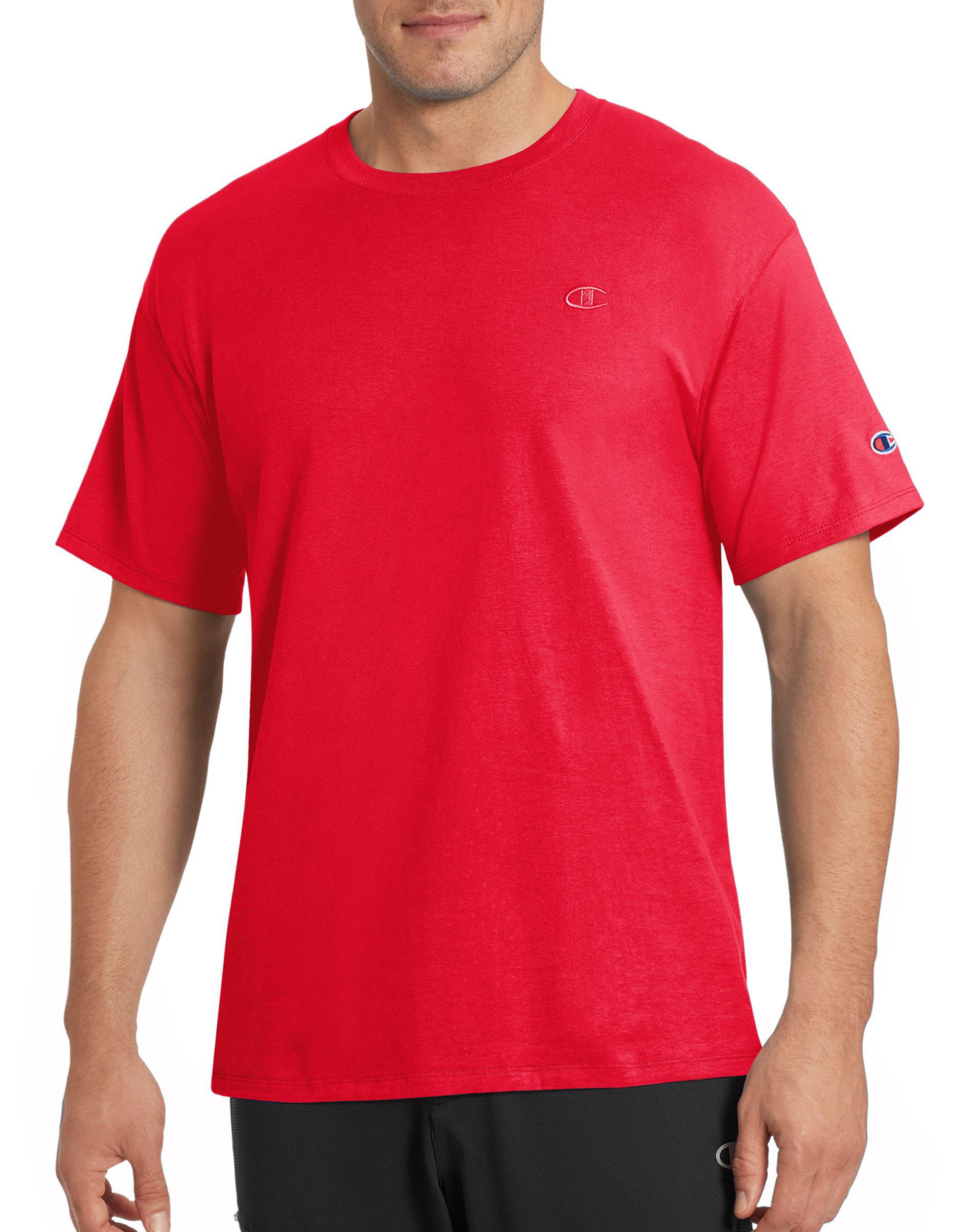 champion tee red