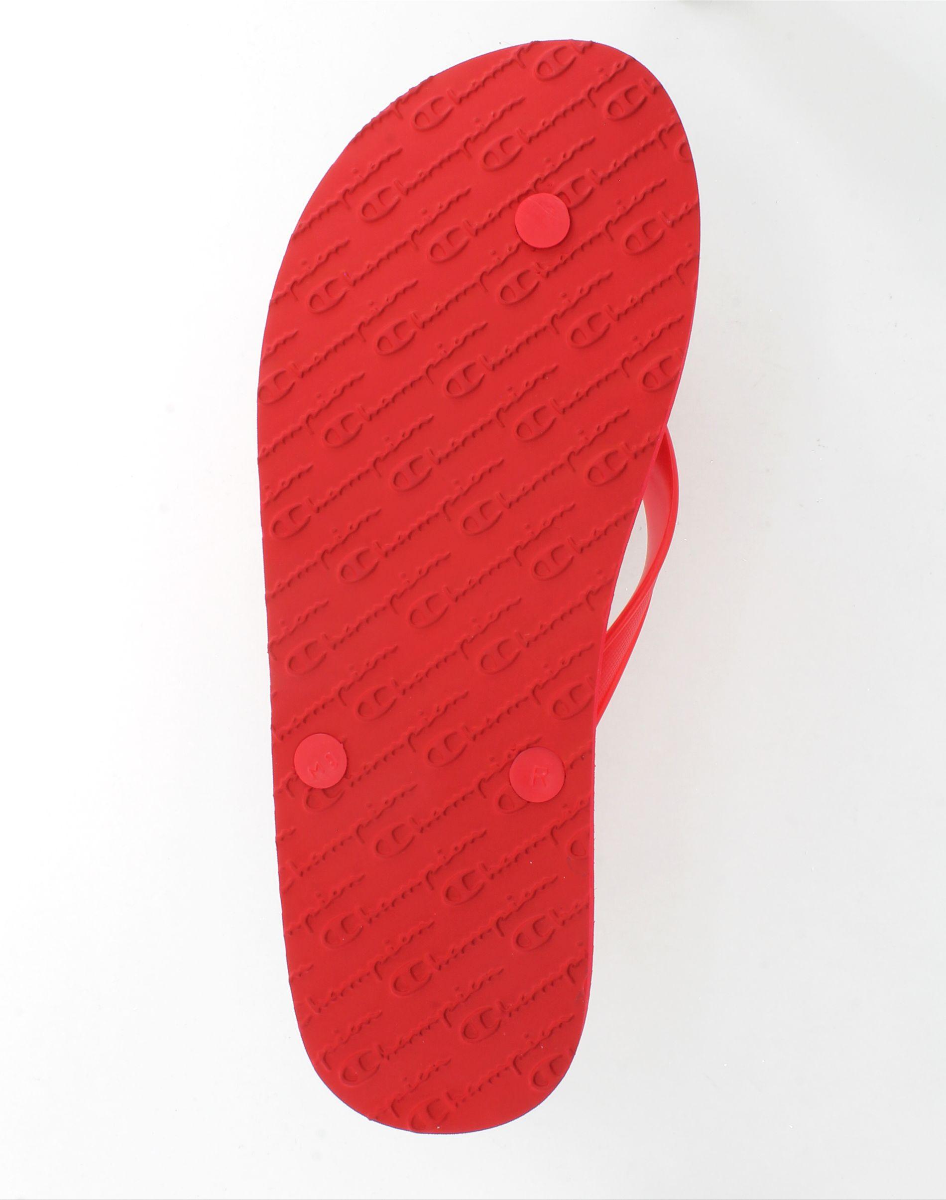 Champion Synthetic Lifetm Flip Flops Split C Logo, Scarlet in Red - Lyst