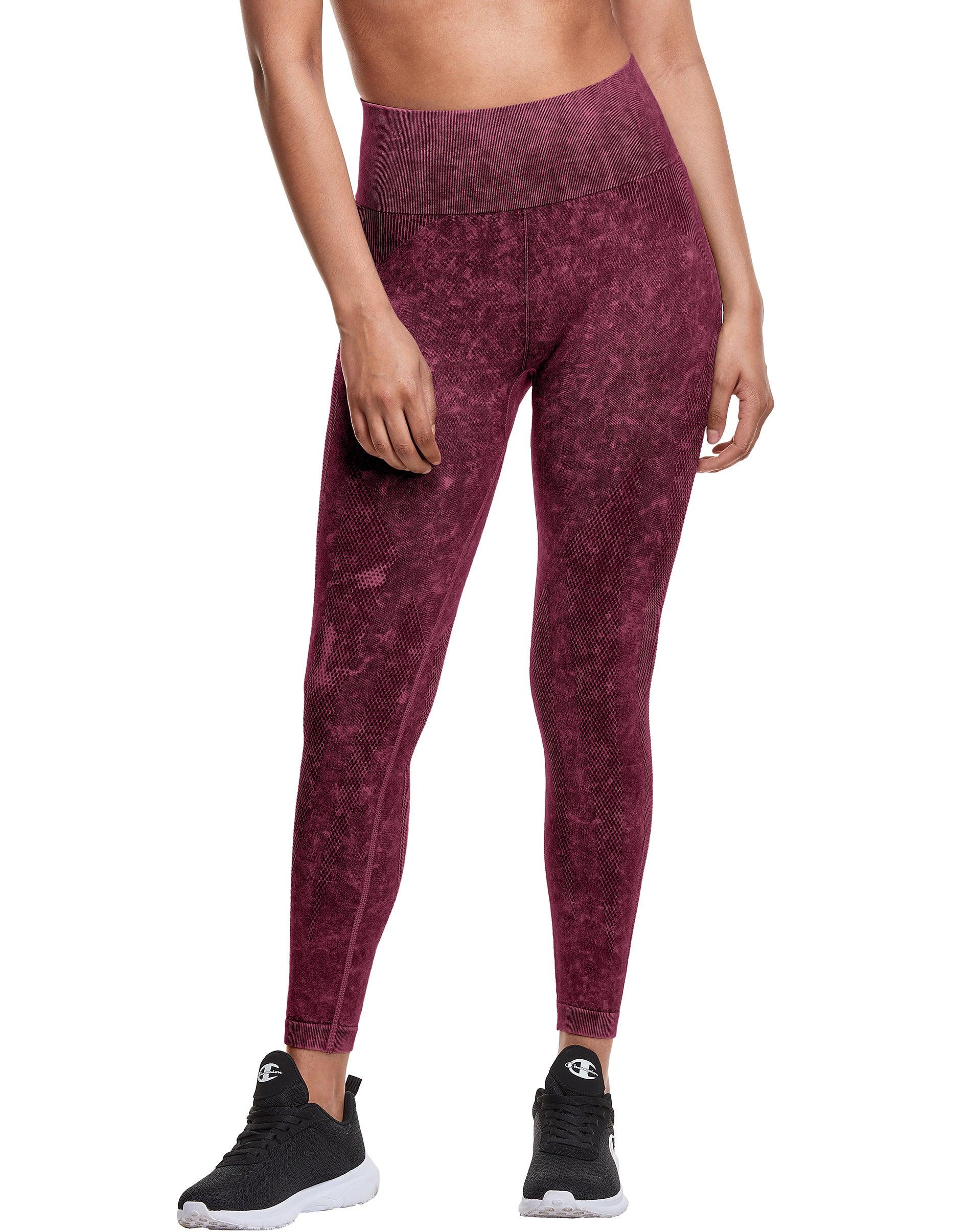 purple champion leggings
