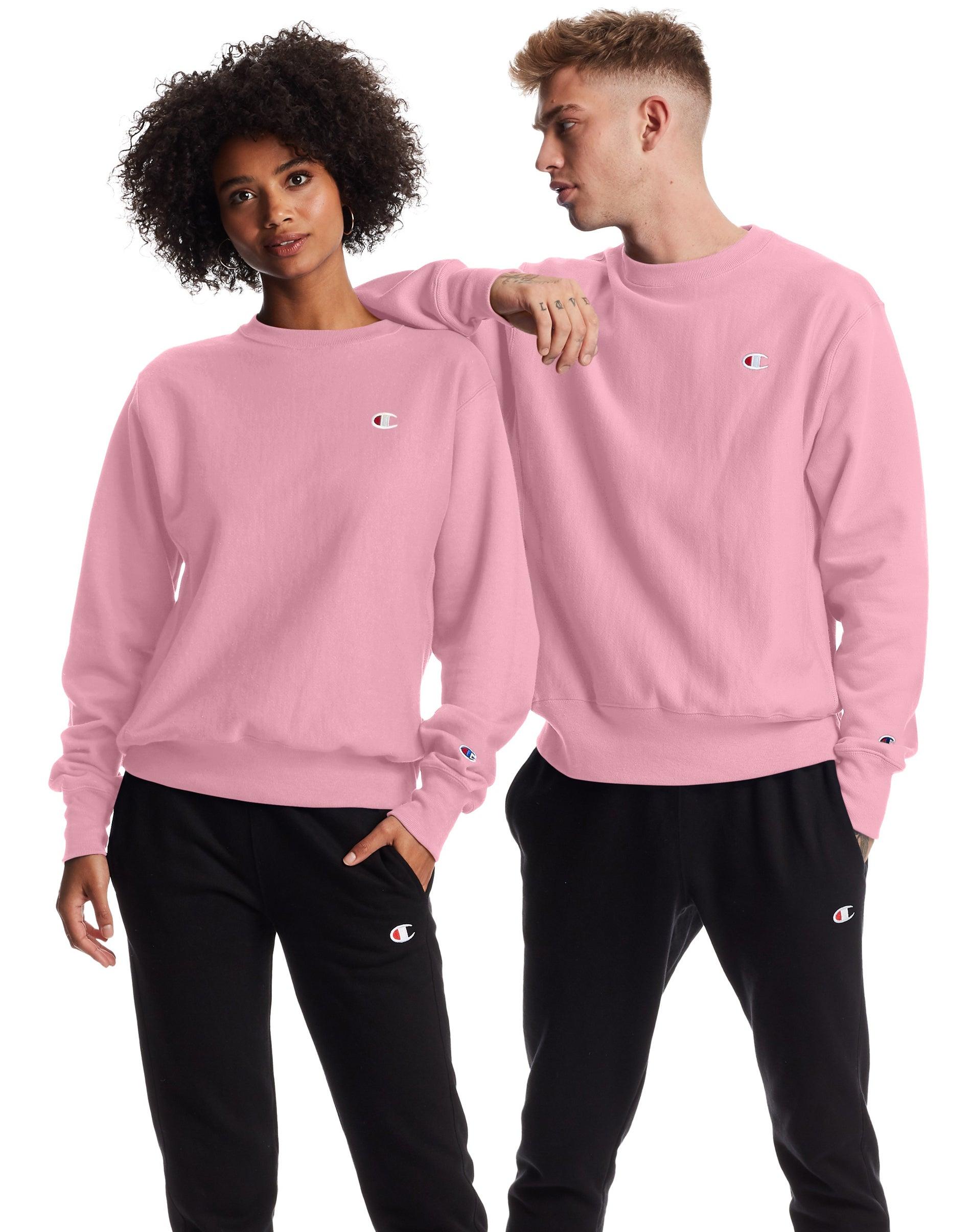 champion pink reverse weave