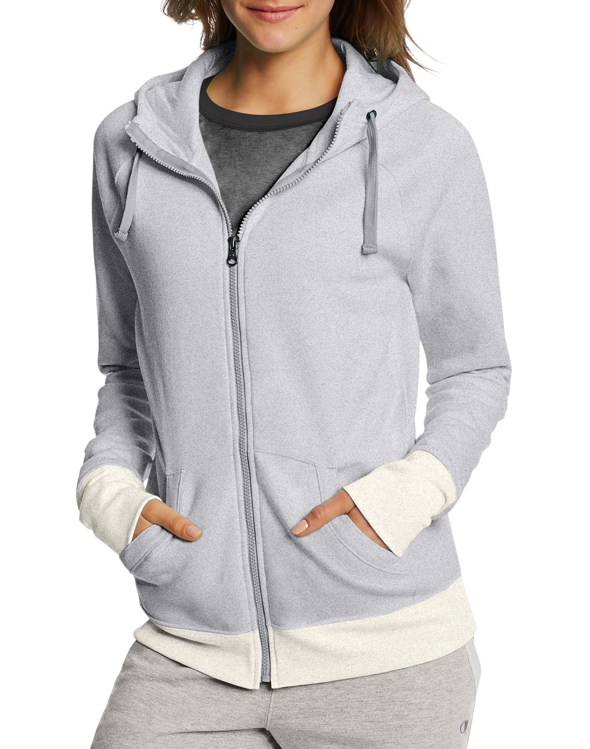 Champion Fleece Powerblend® Zip Hoodie in Gray - Lyst
