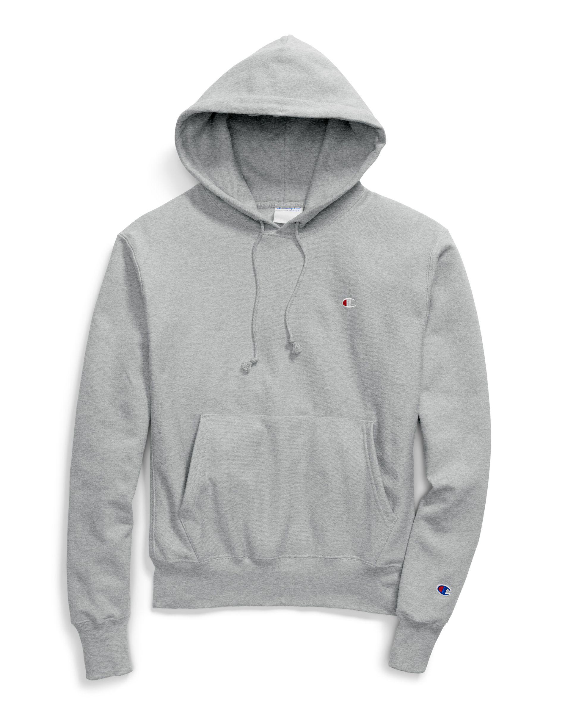 champion hoodie gray