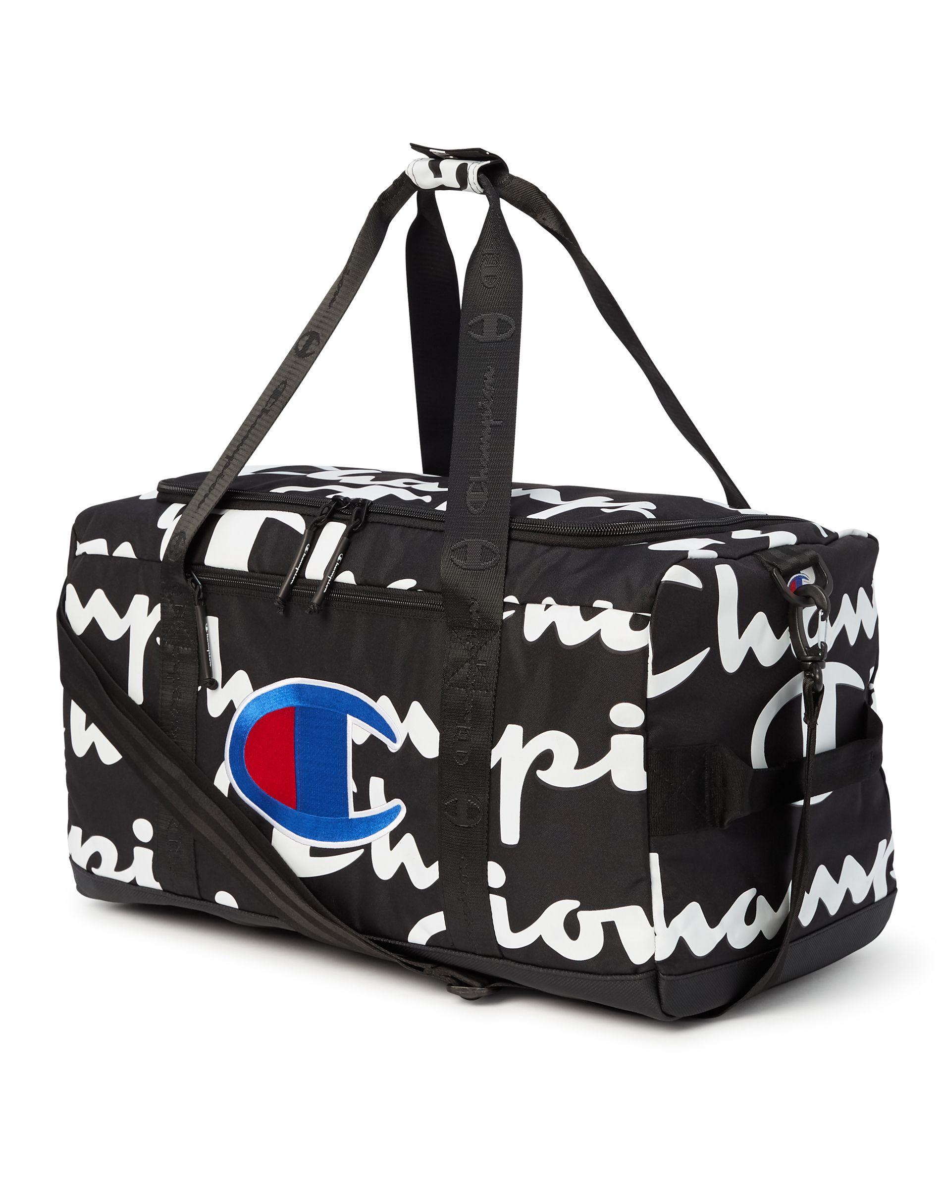 Champion Rubber Lifetm Elect 2.0 Duffel Bag in Black/White (Black) for