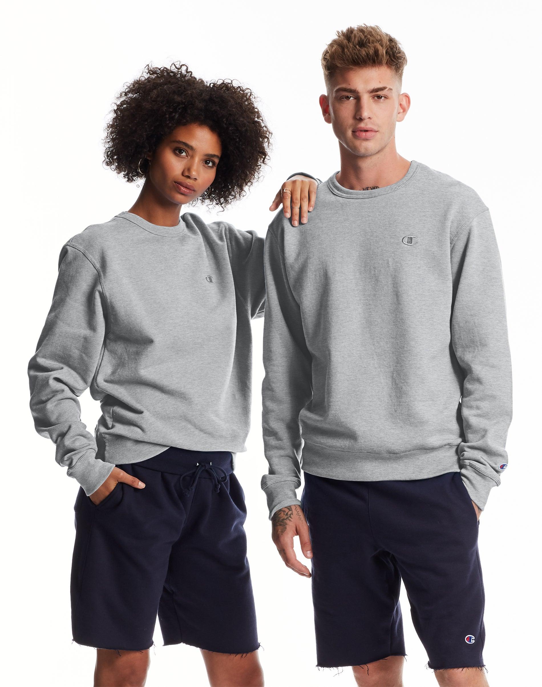 champion powerblend sweats pullover crew