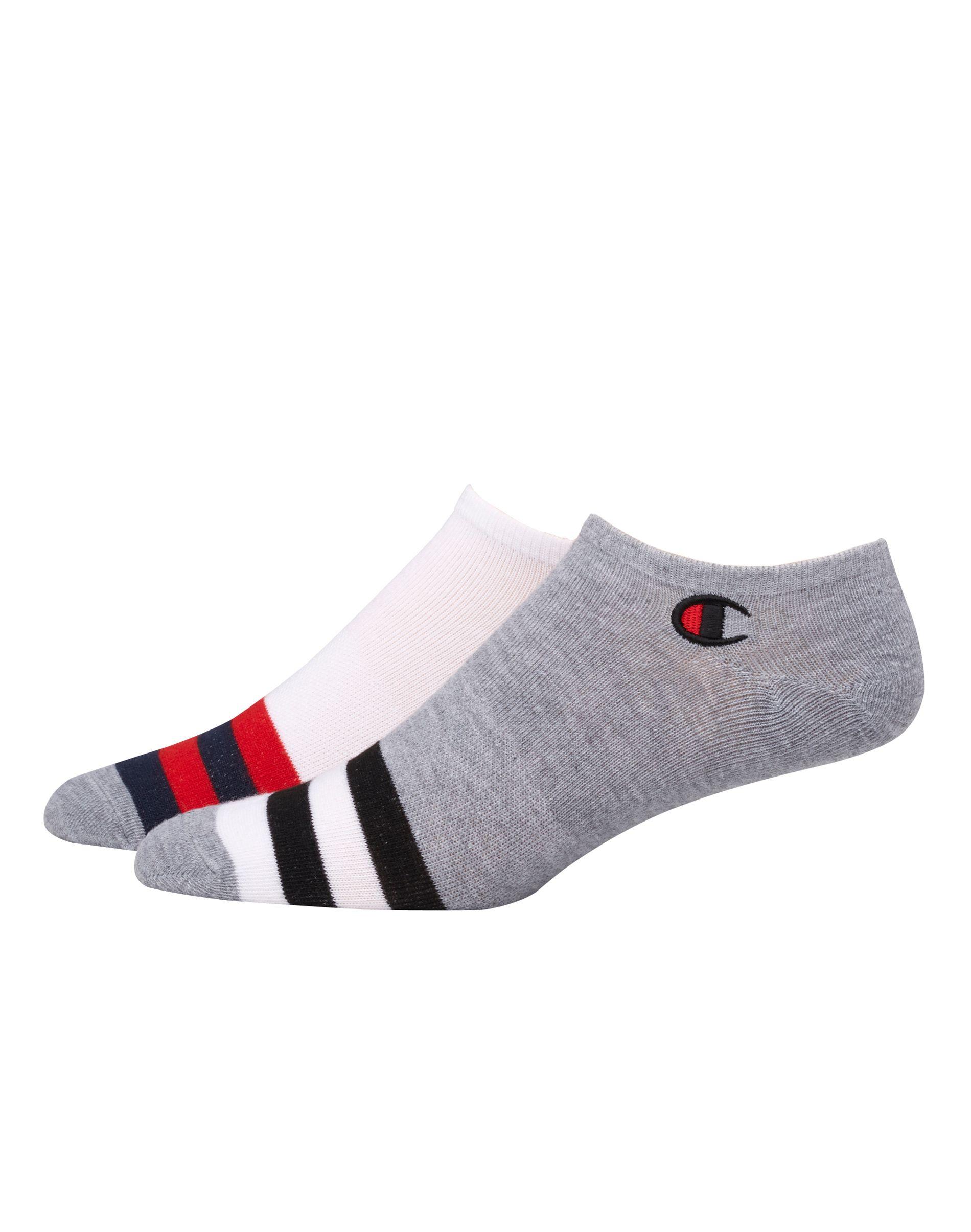 Champion Performance Super No-show Socks, 2-pack in Gray for Men - Lyst