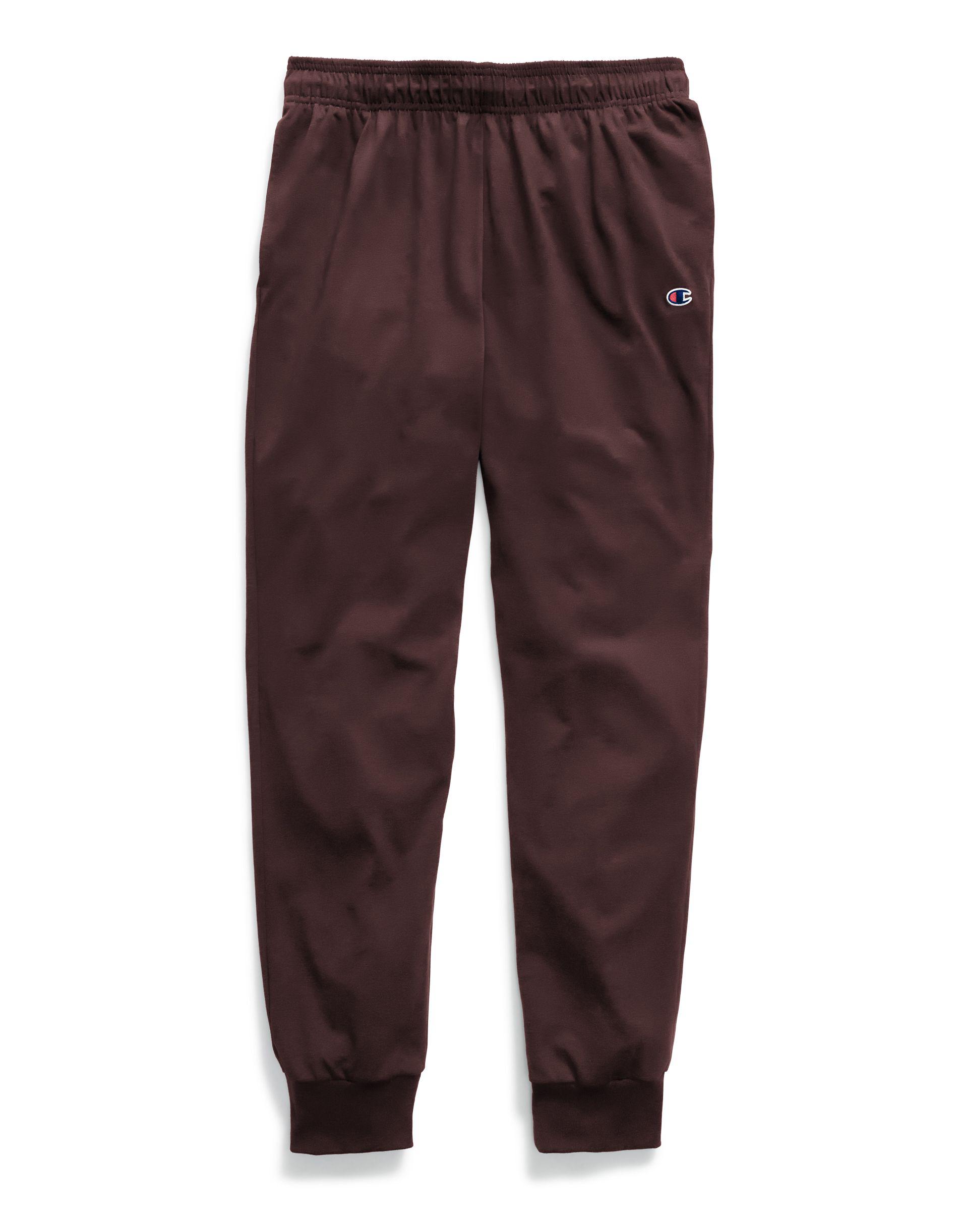 champion jersey joggers mens