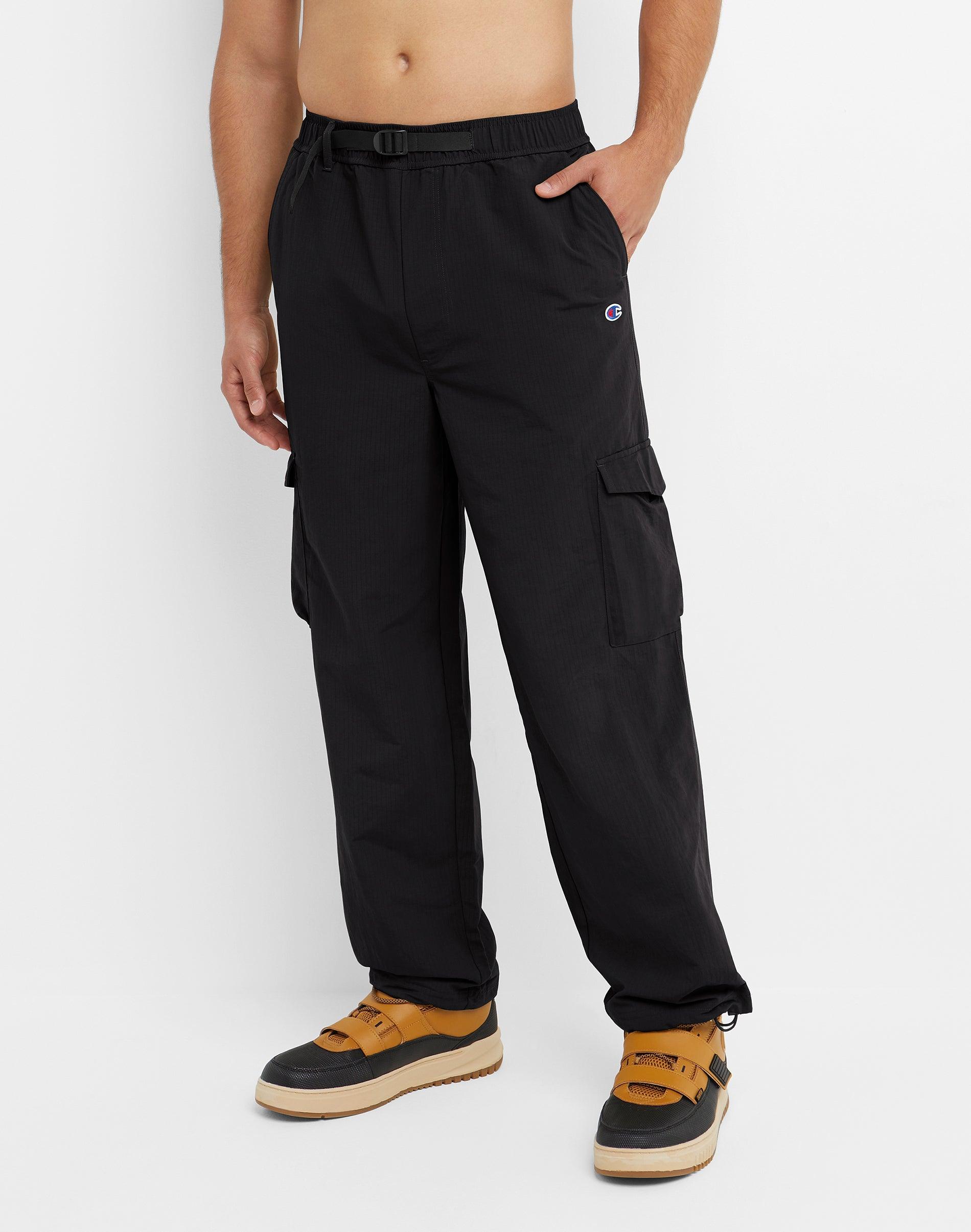 Champion Belted Take A Hike Cargo Pants in Black for Men | Lyst
