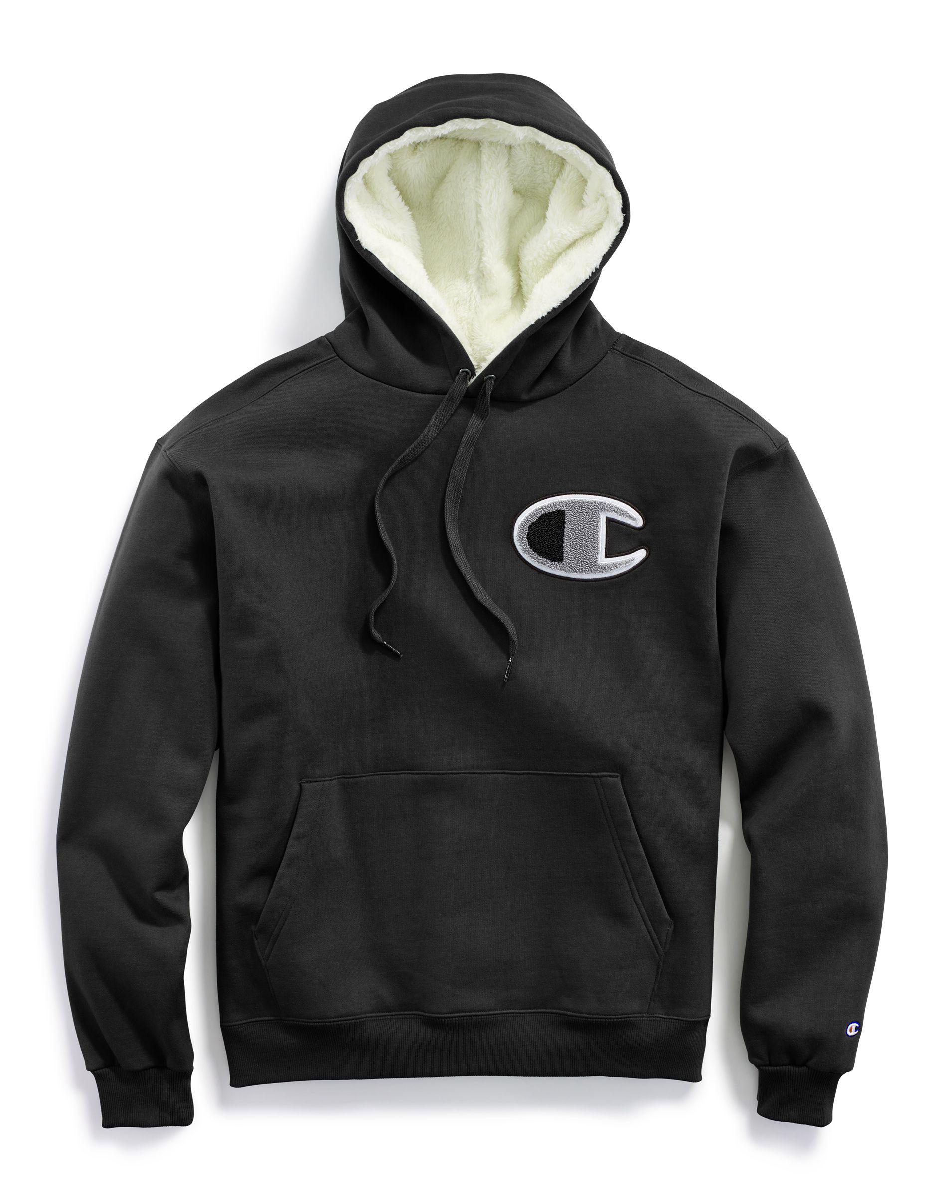 champion fleece lined hoodie